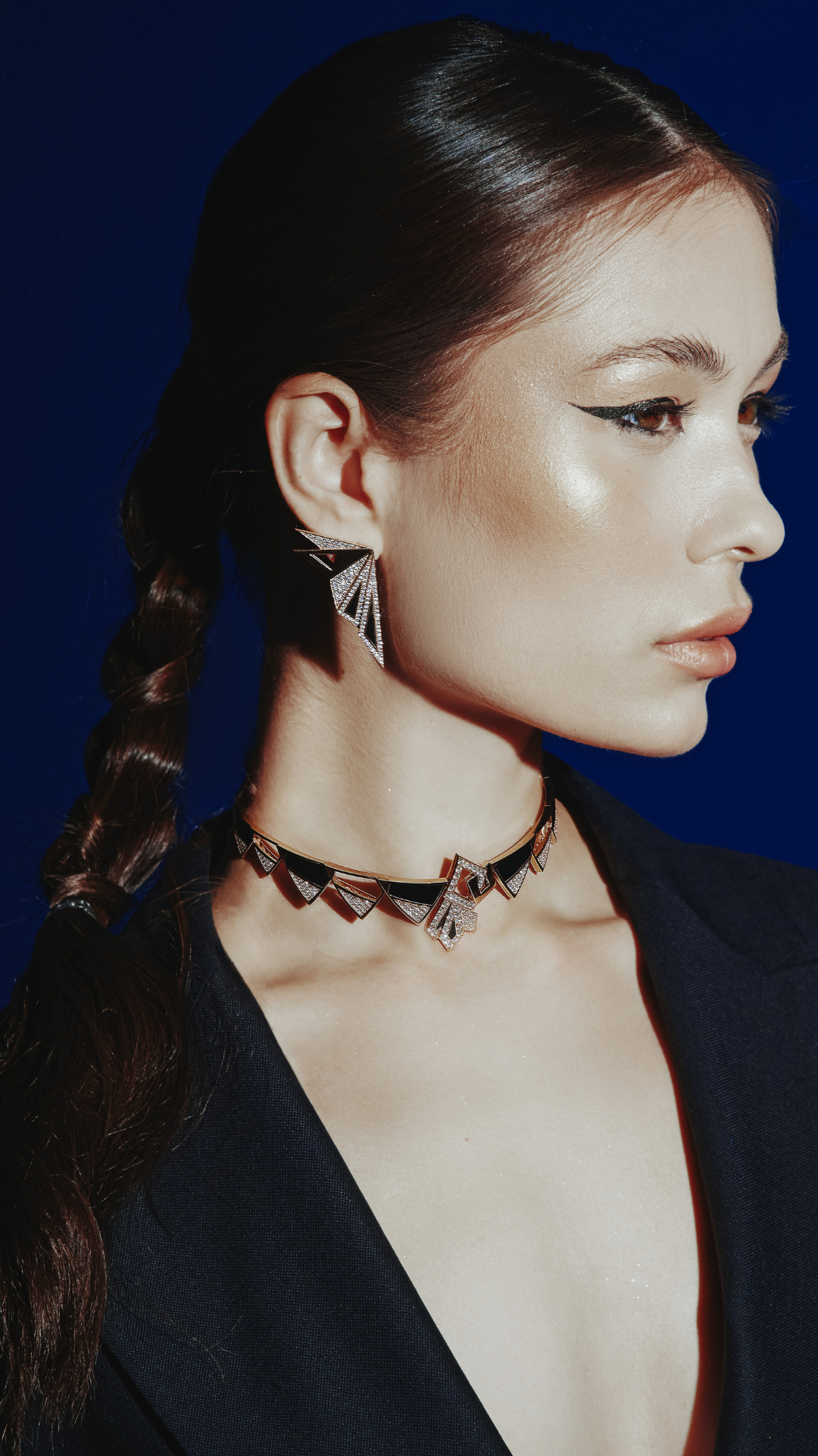 Alis Limited Edition Earrings with Rhodium Enamel