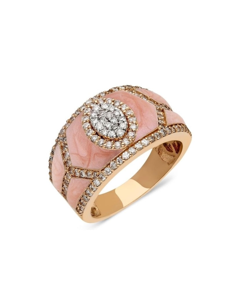 Shield Rink Pink Enamel