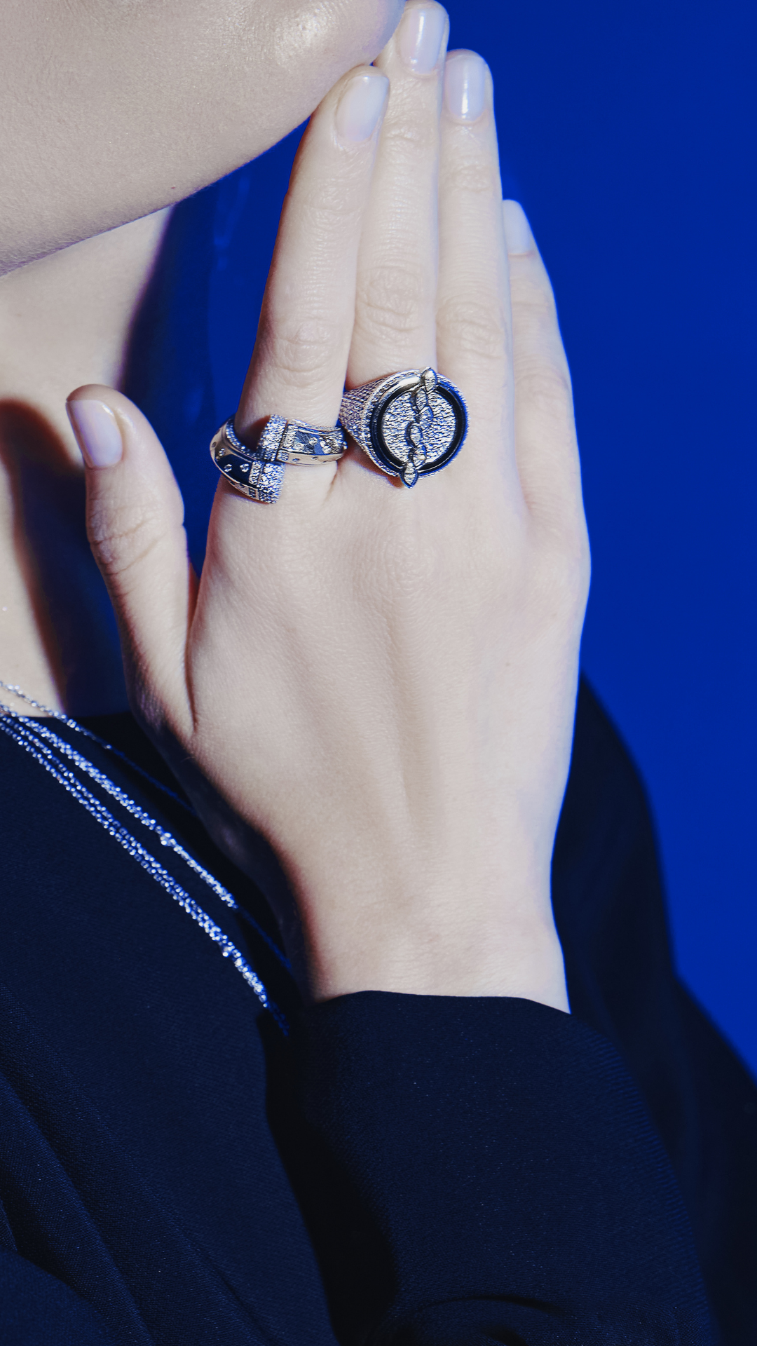 THE TOTAL ECLIPSE RING ALL DIAMONDS