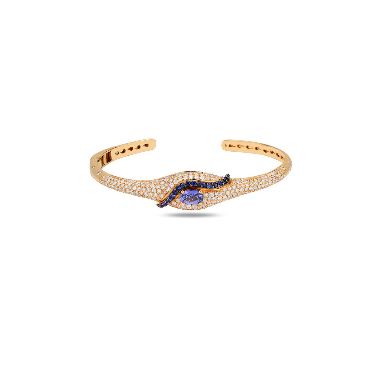 Lawa Bracelet with Sapphires - All Diamonds Edition