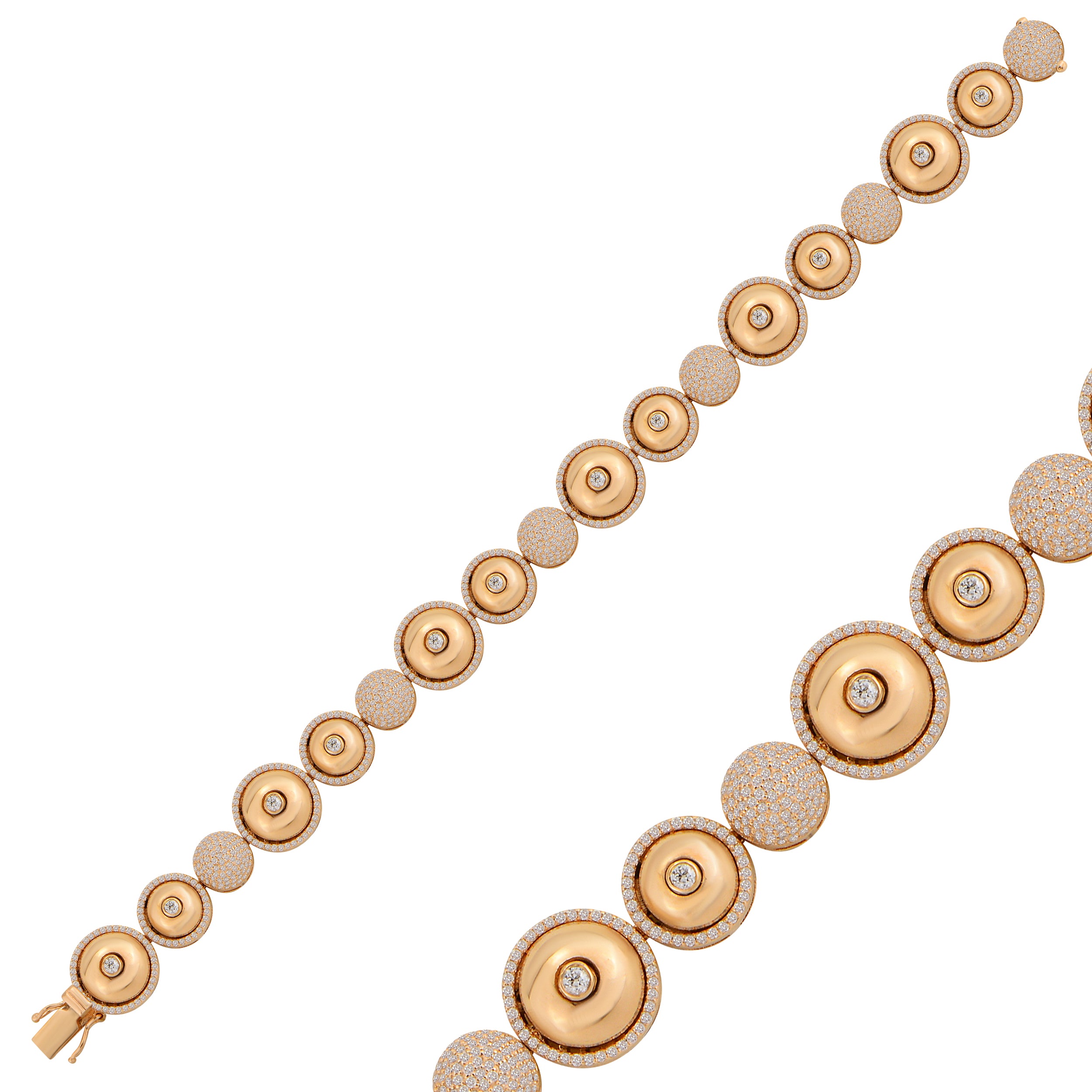 Dome Bracelet All Gold