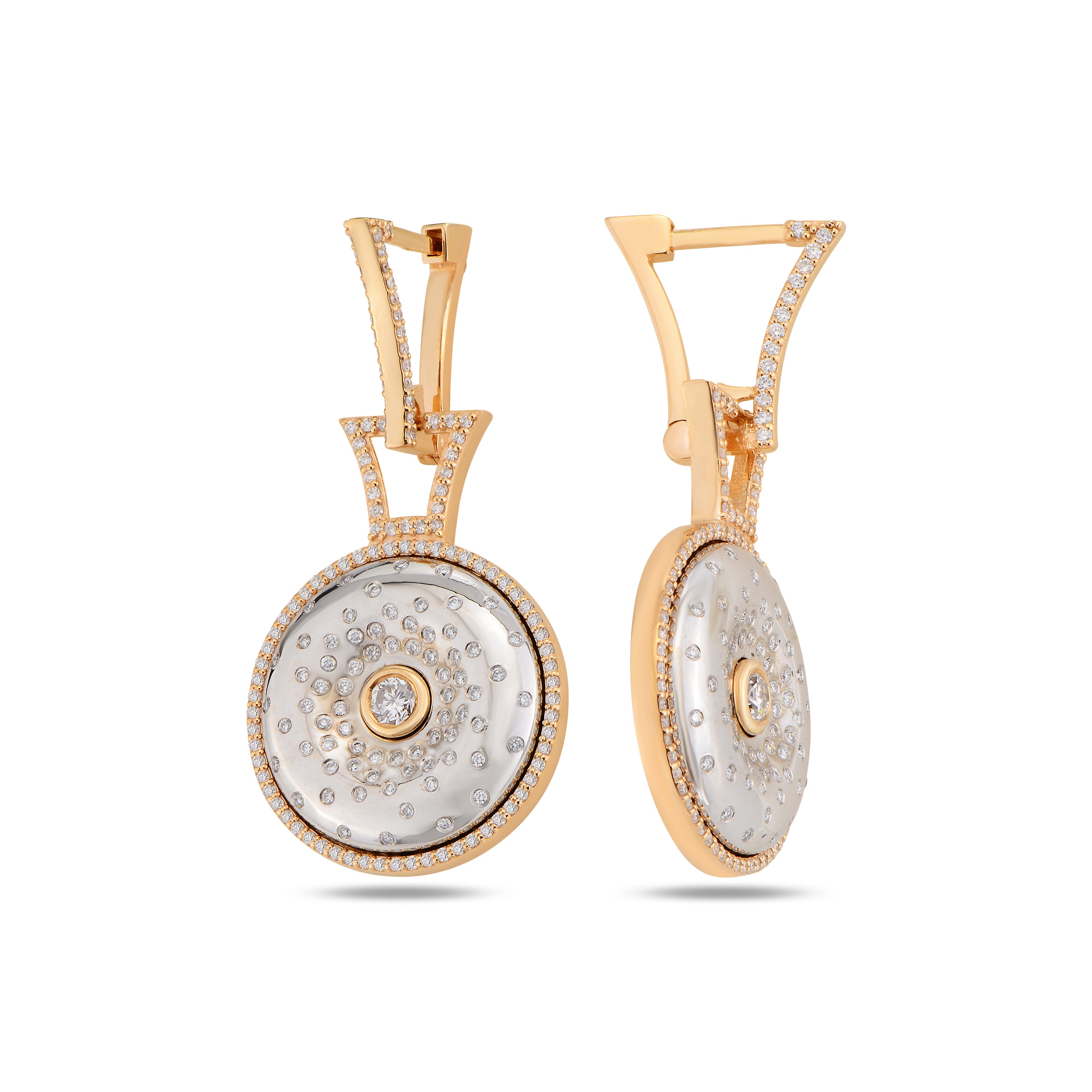 Dome Earrings All Gold II
