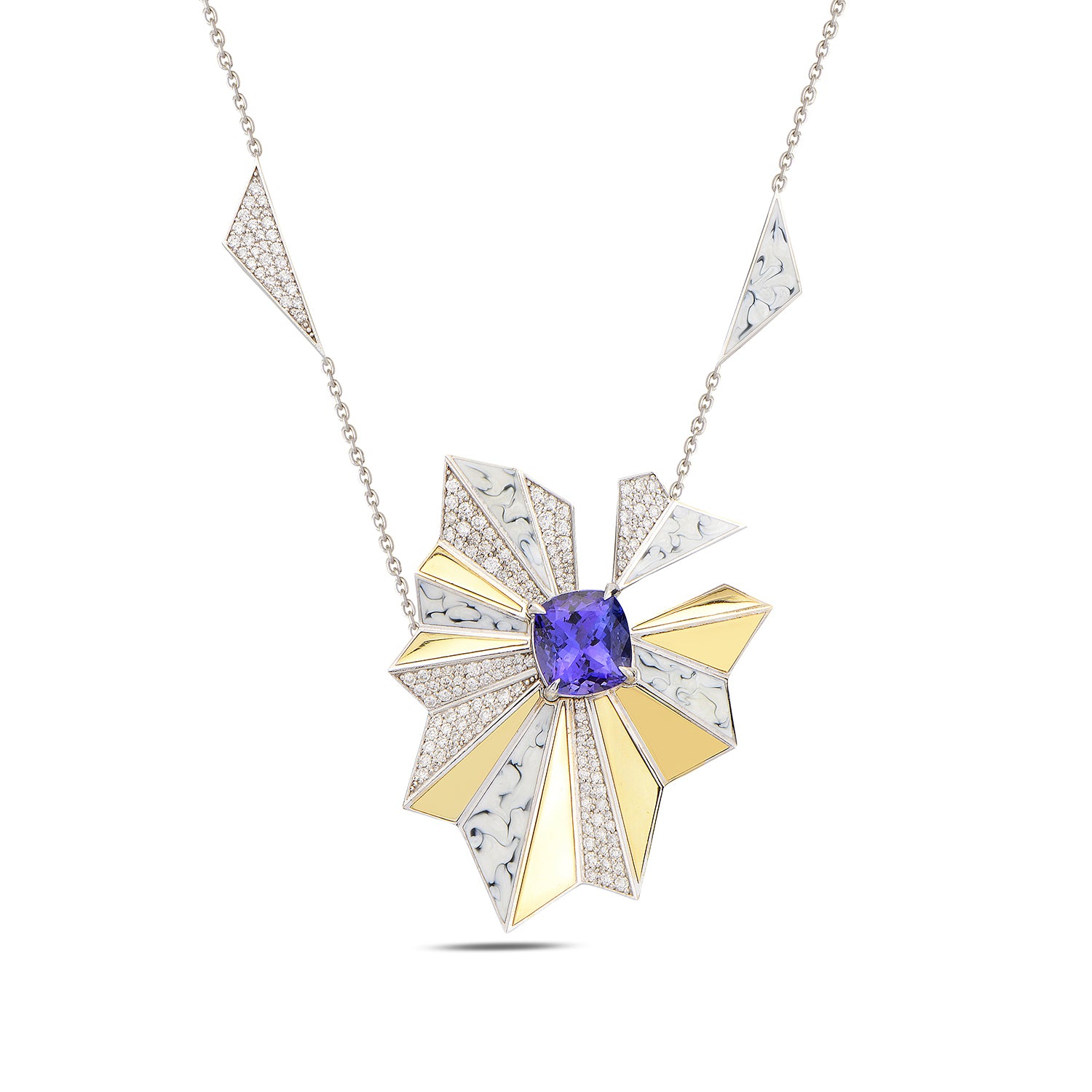 Limited Edition Alis Crush Medallion with Tanzanite