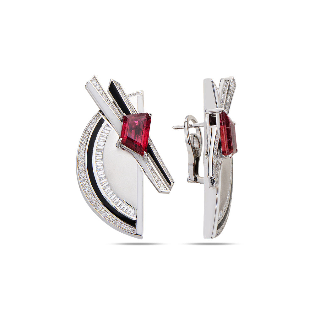 Limited Edition Alis Axis Earrings with Tourmaline