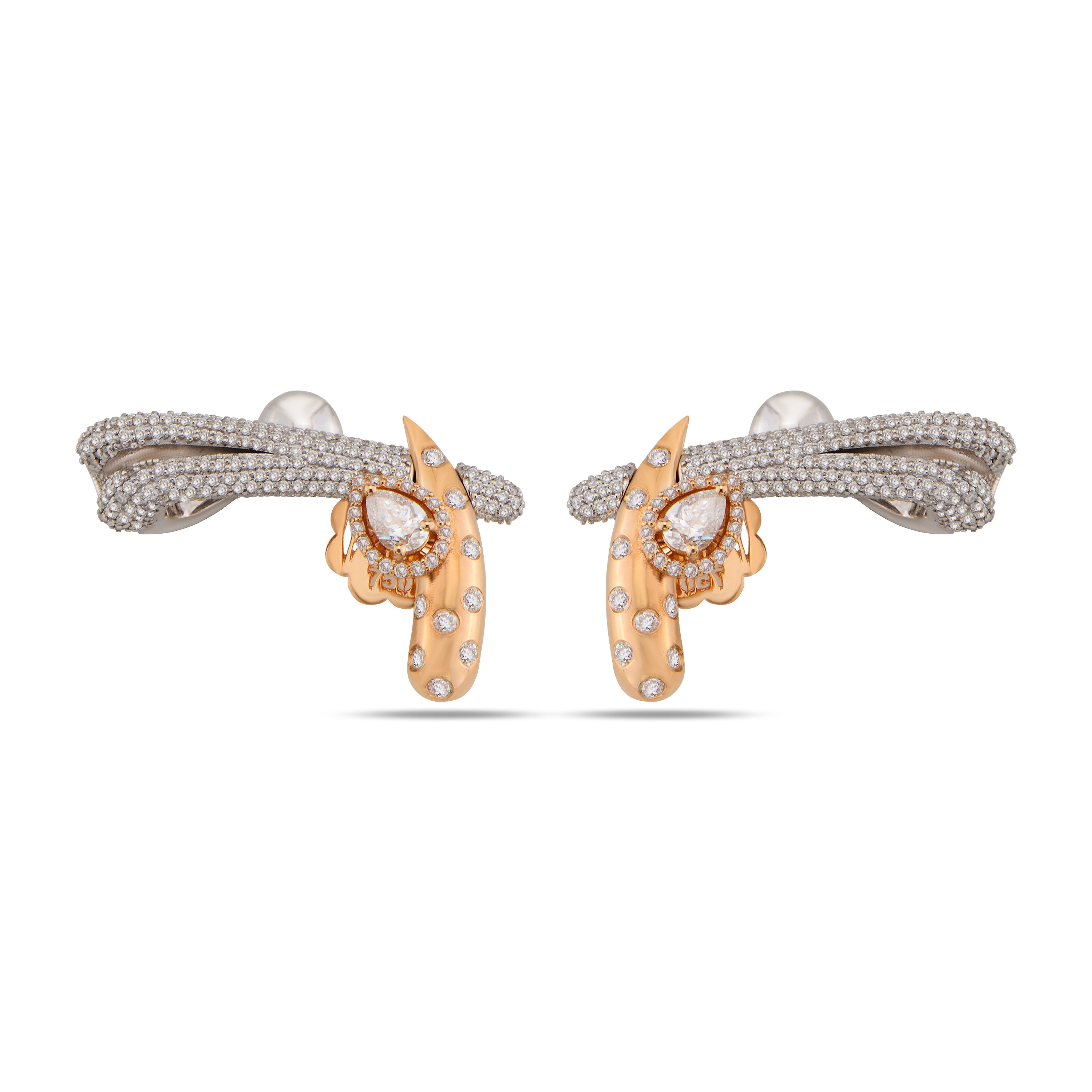 Nocturnal Earrings All Diamonds