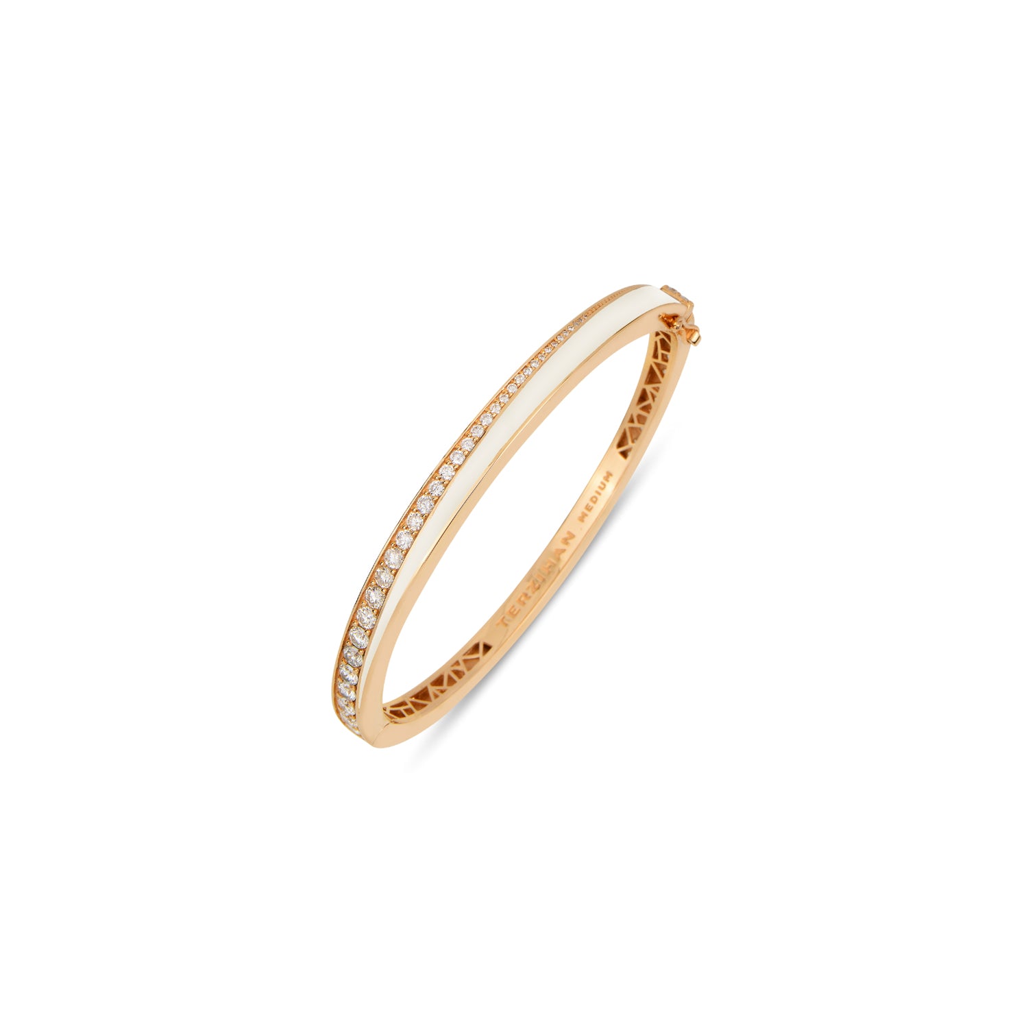 Flow Bracelet - White Enamel