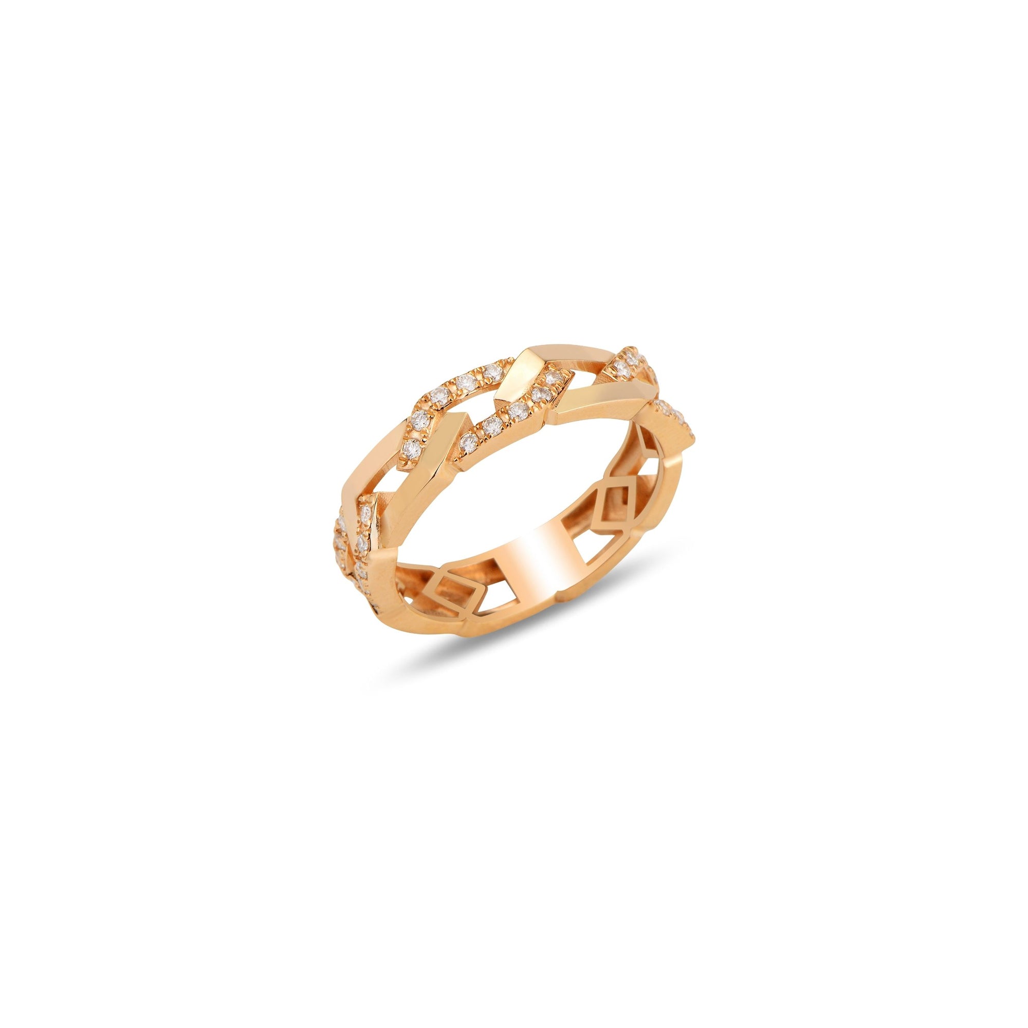 Rebel Colorless Ring Rose Gold