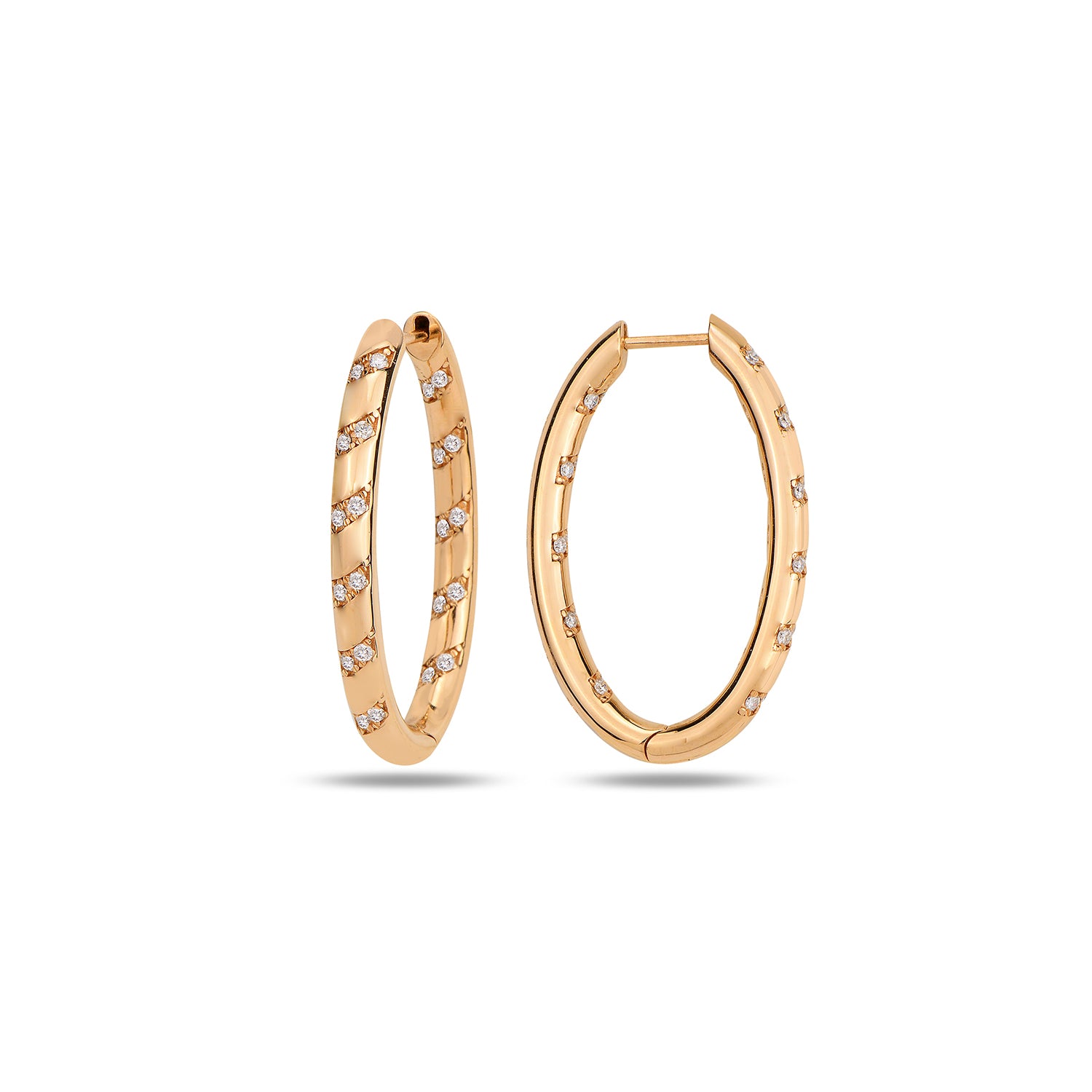 Tornado Mini Hoops Colorless Edition - Rose Gold