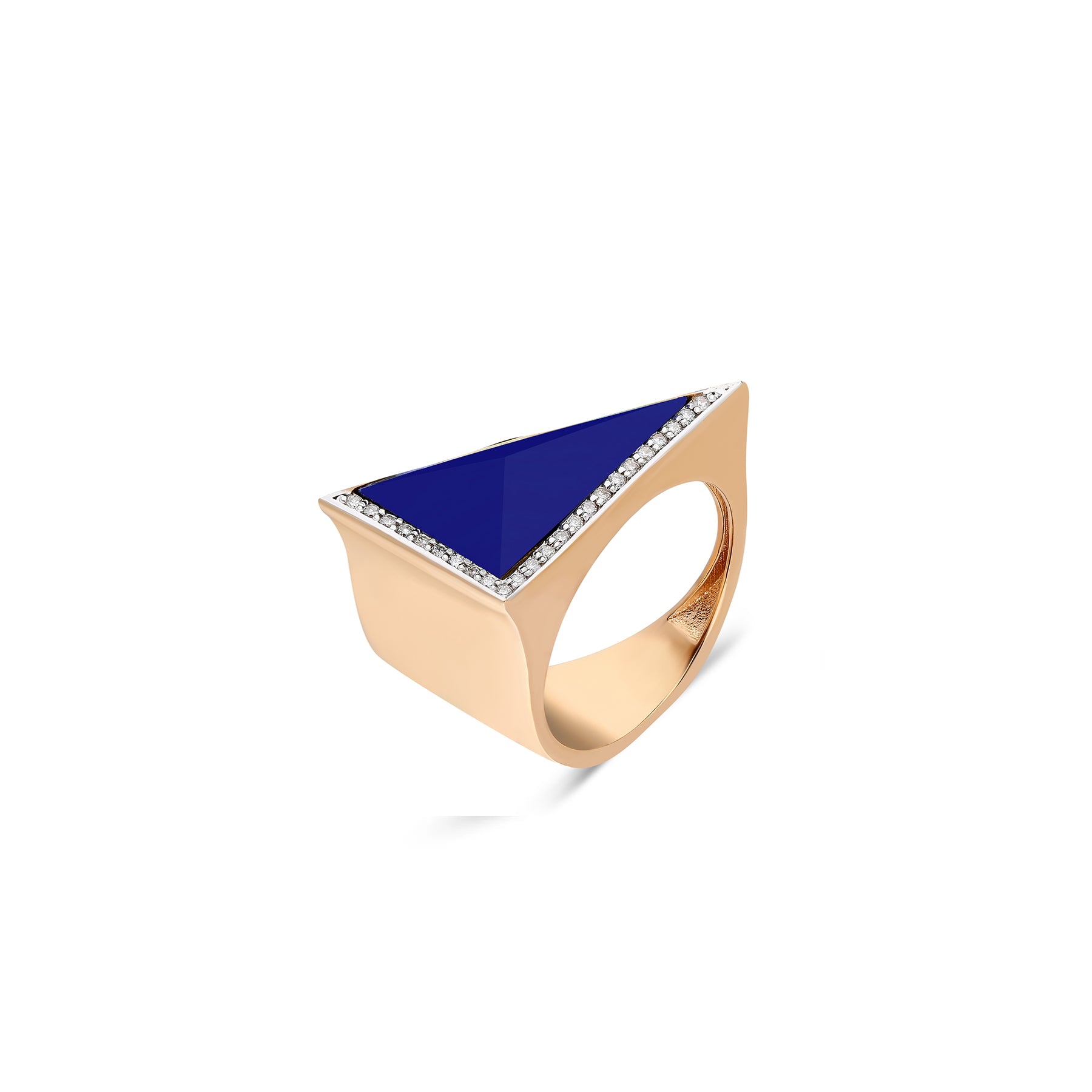 Neutra Aztec Side Ring - Lapis Lazuli