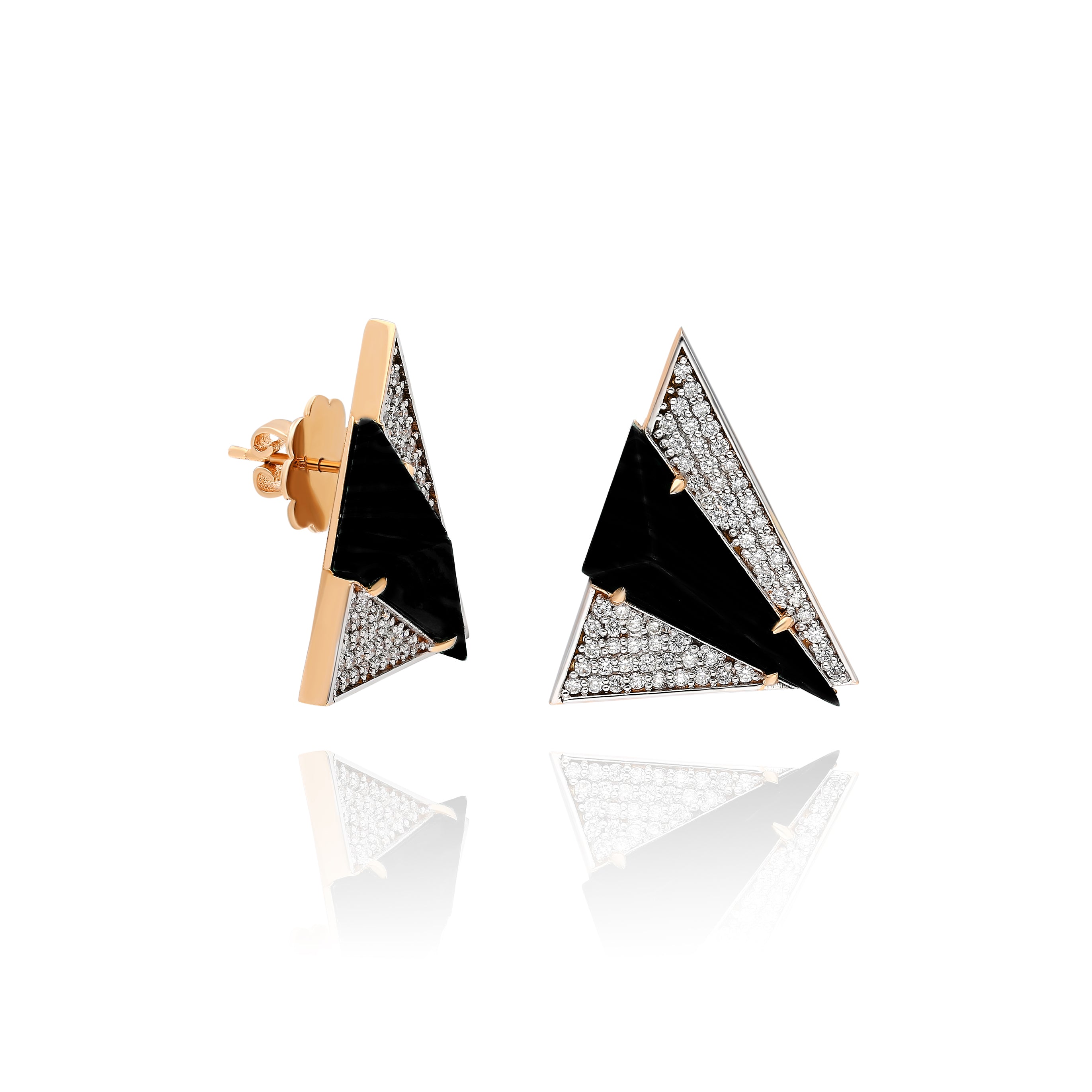 Neutra Aztec Earring - Black