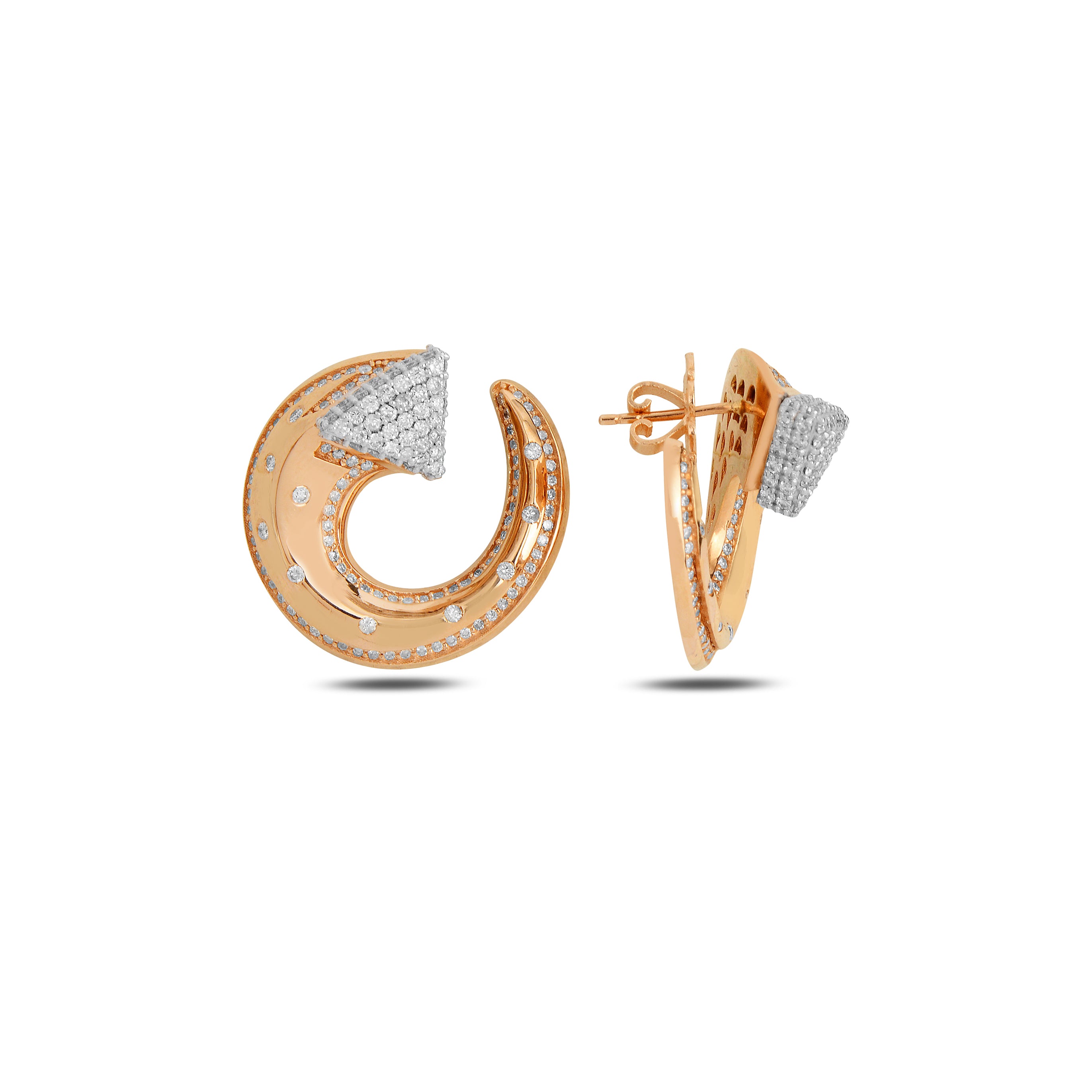 Neutra Balance Colorless Earrings - All Diamond Edition