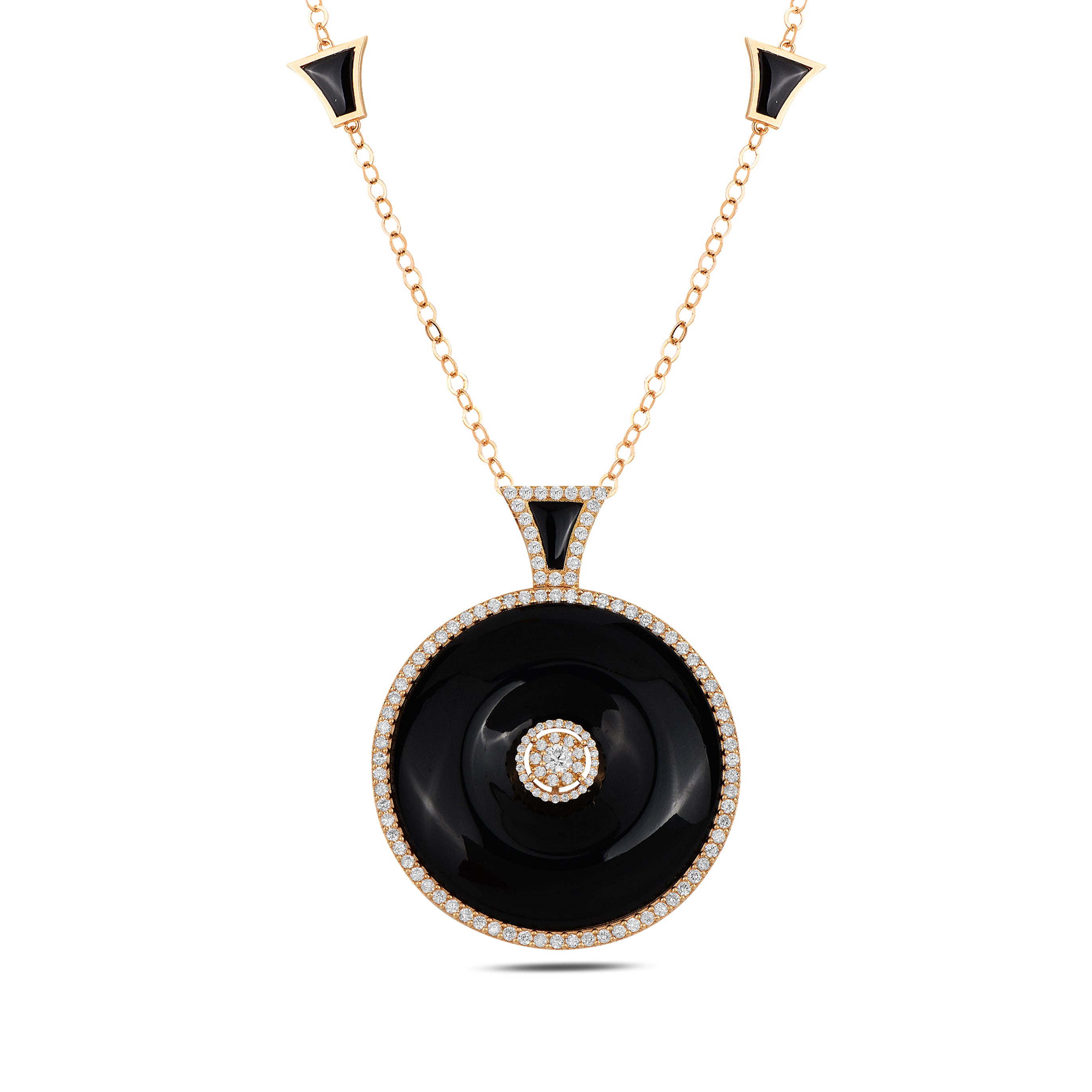 Neutra Dome Medallion - Black Onyx