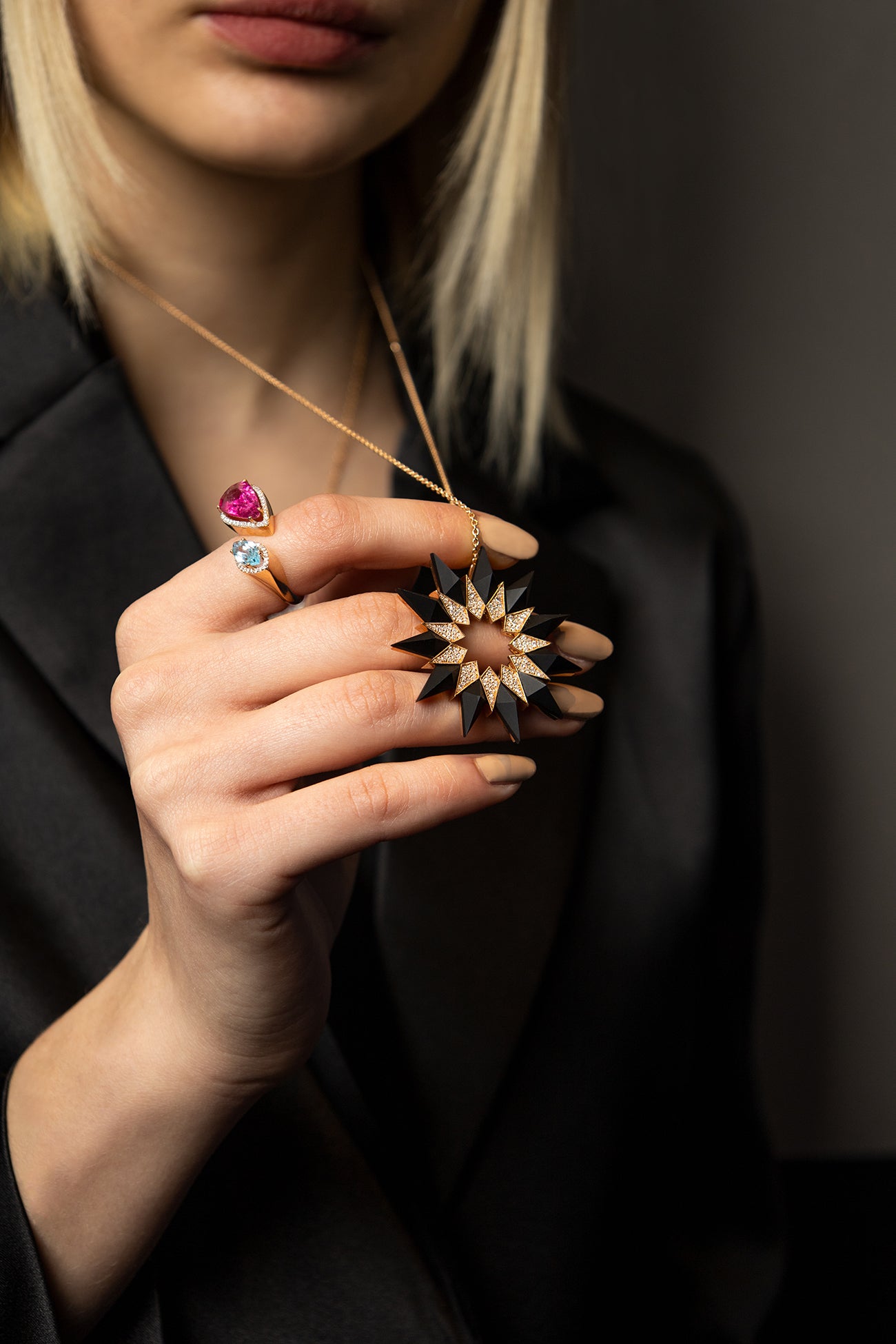 Nord Pendant - Black Onyx