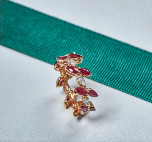 Marq: Eternity Band with Rubies