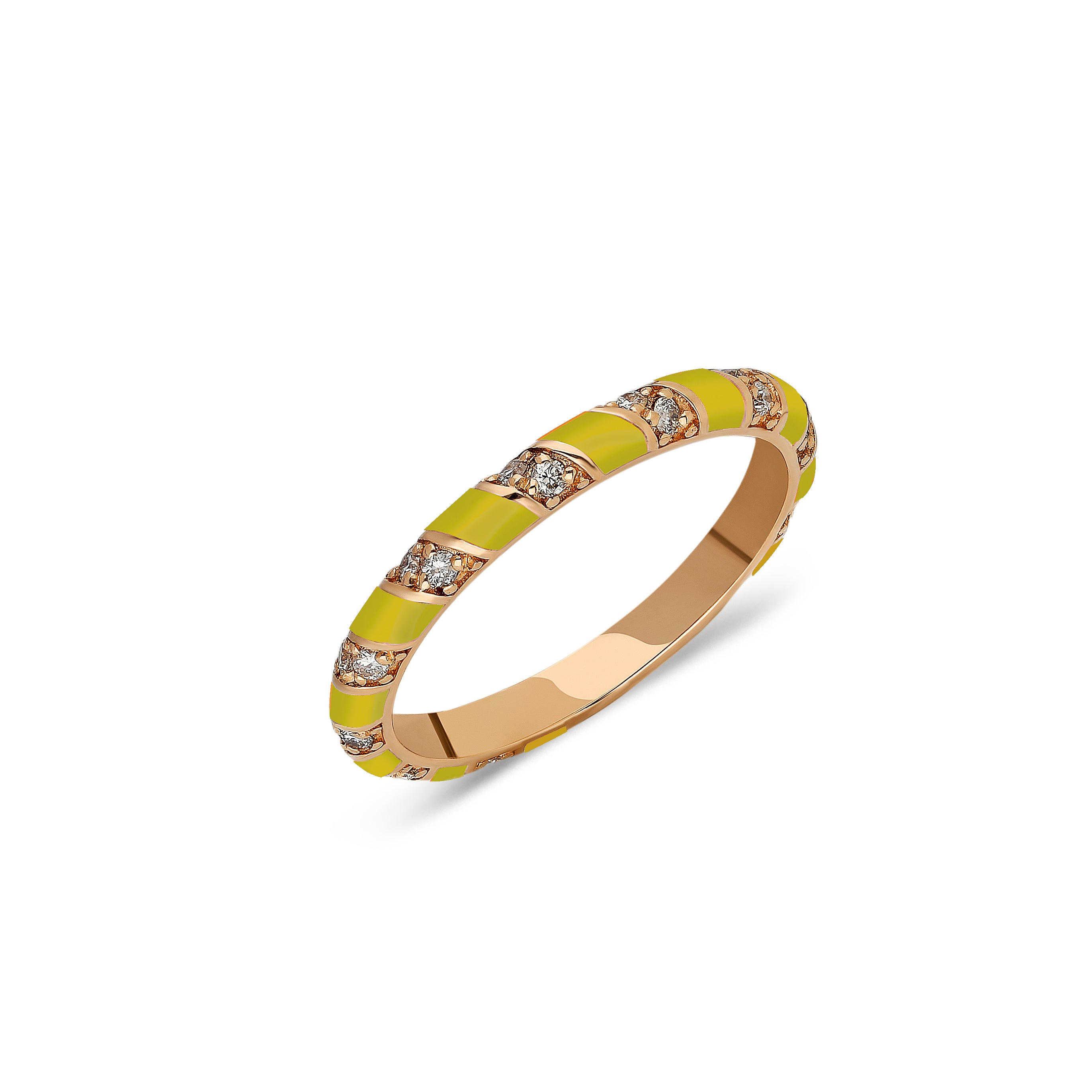 Fizzy Tornado Ring - Neon Yellow