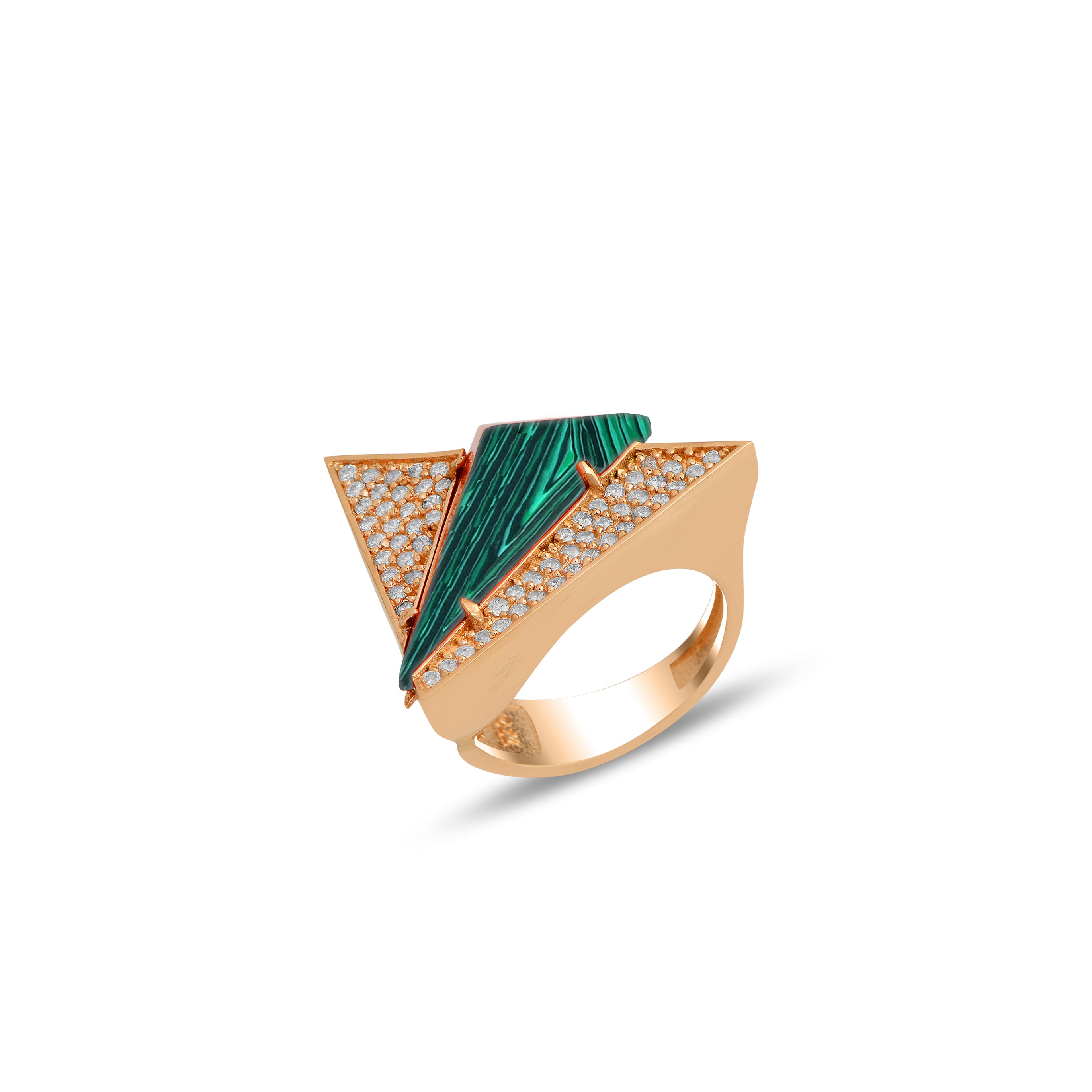 Neutra Aztec Ring - Malachite