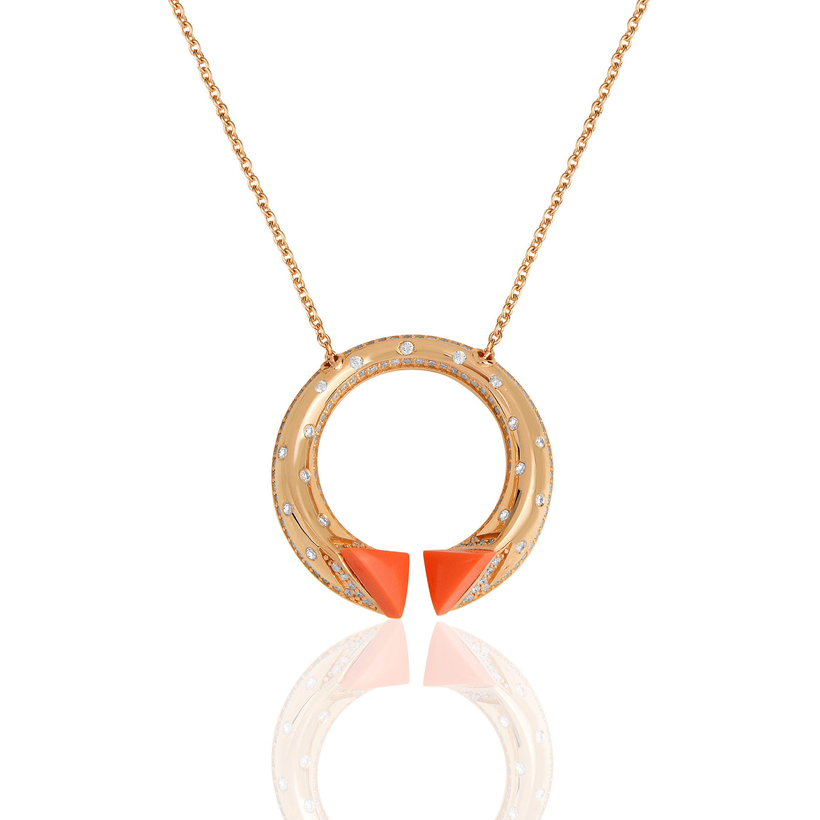 Neutra Balance Pendant - Coral