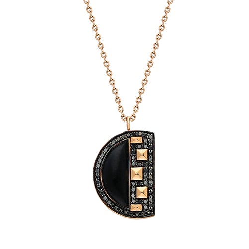 Black Editions Cairo Bar Pendant - Black Onyx