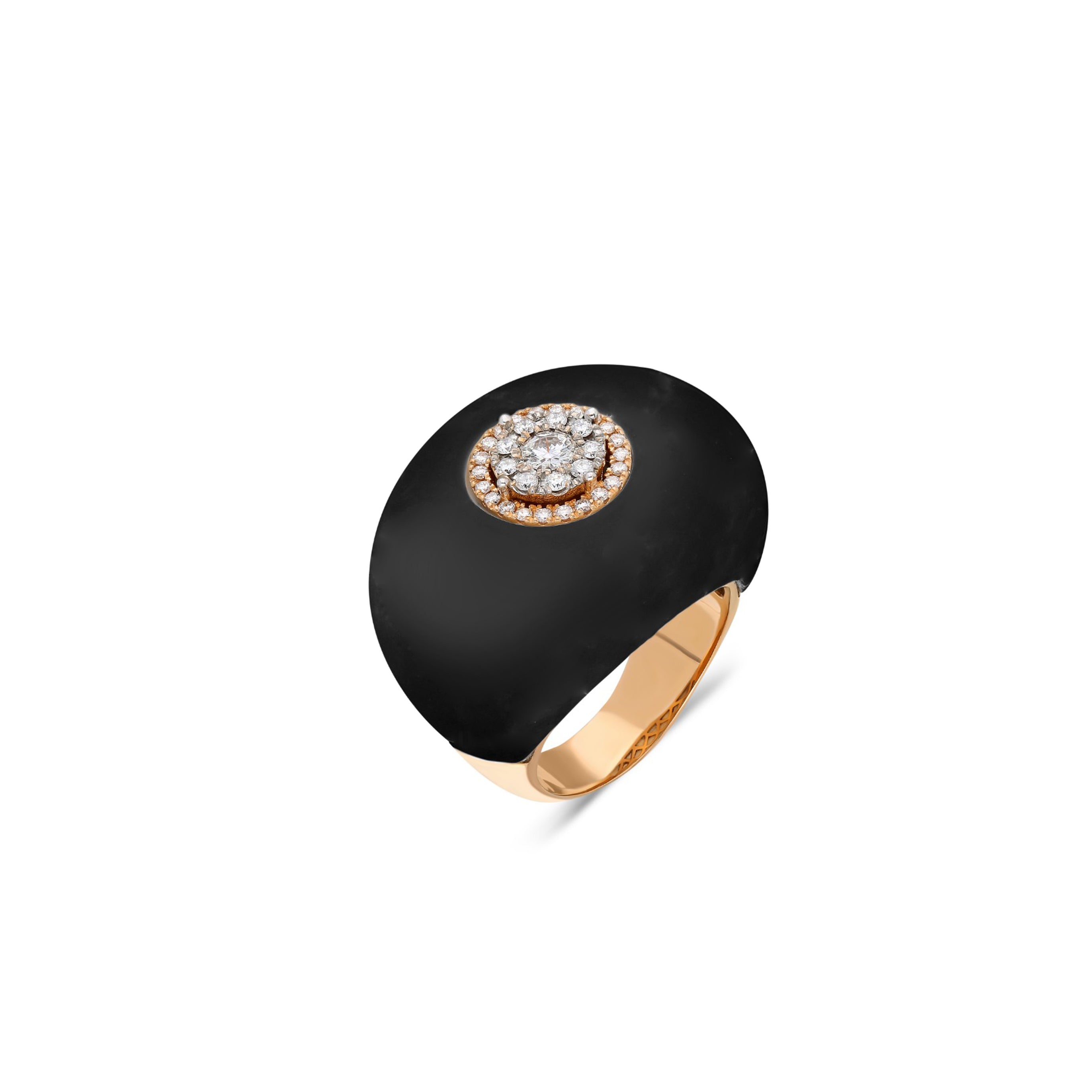 Neutra Dome Ring - Black