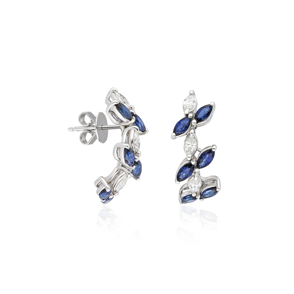 Eterna Mini Hoops with Sapphires