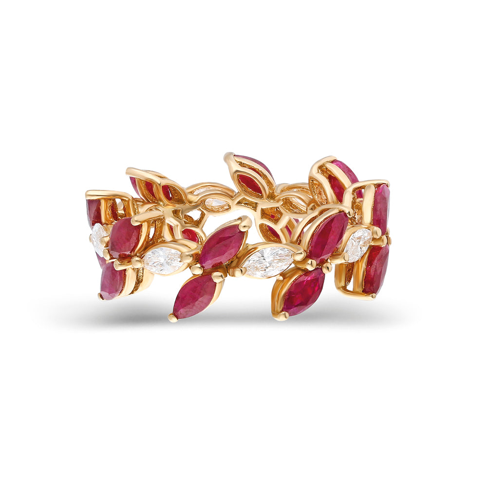 Marq: Eternity Band with Rubies