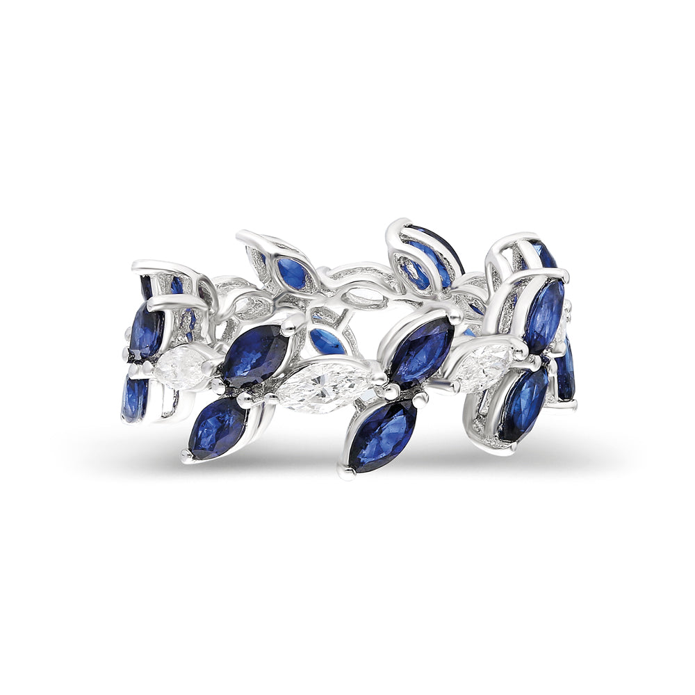 Marq: Eternity Band W/Sapphires