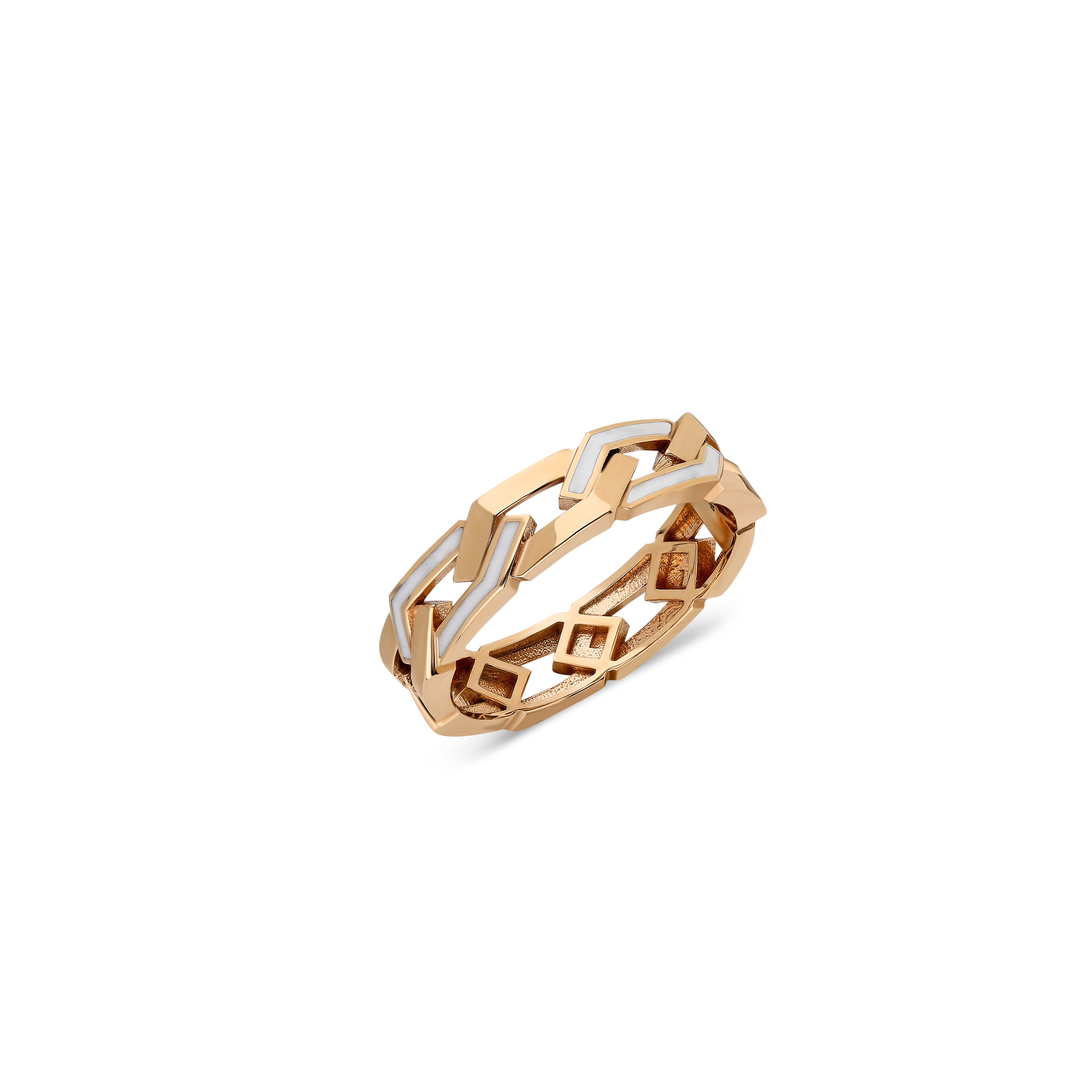 Rebel Ring Naked; Off White