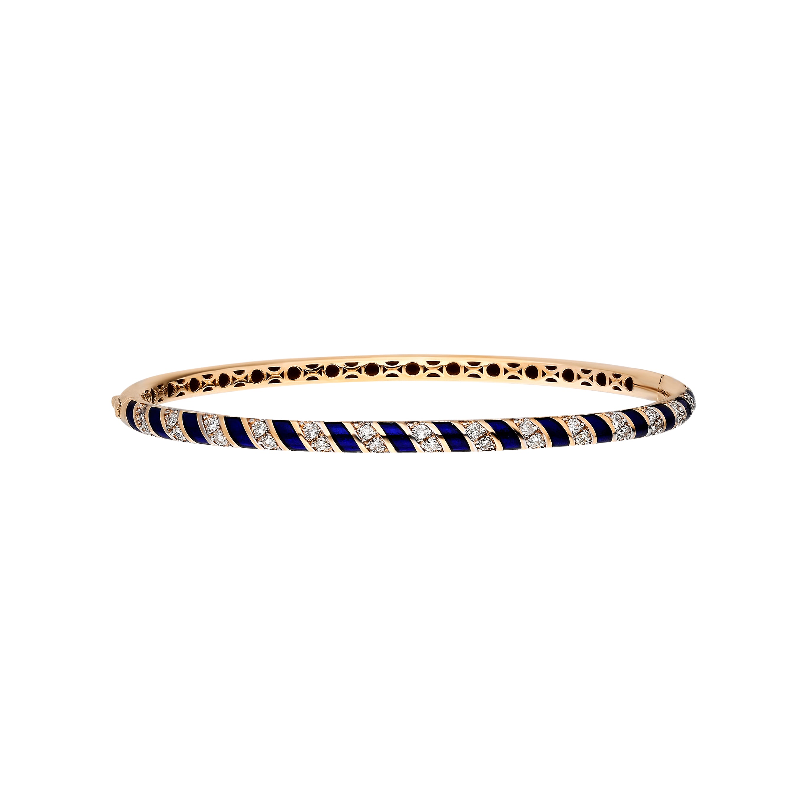 Tornado Bracelet - Blue Enamel