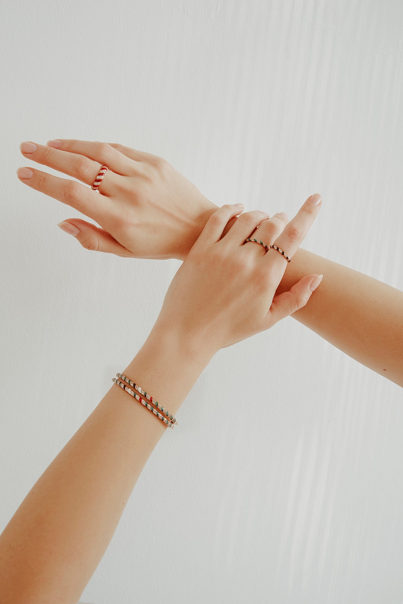 Tornado Ring - Black Enamel