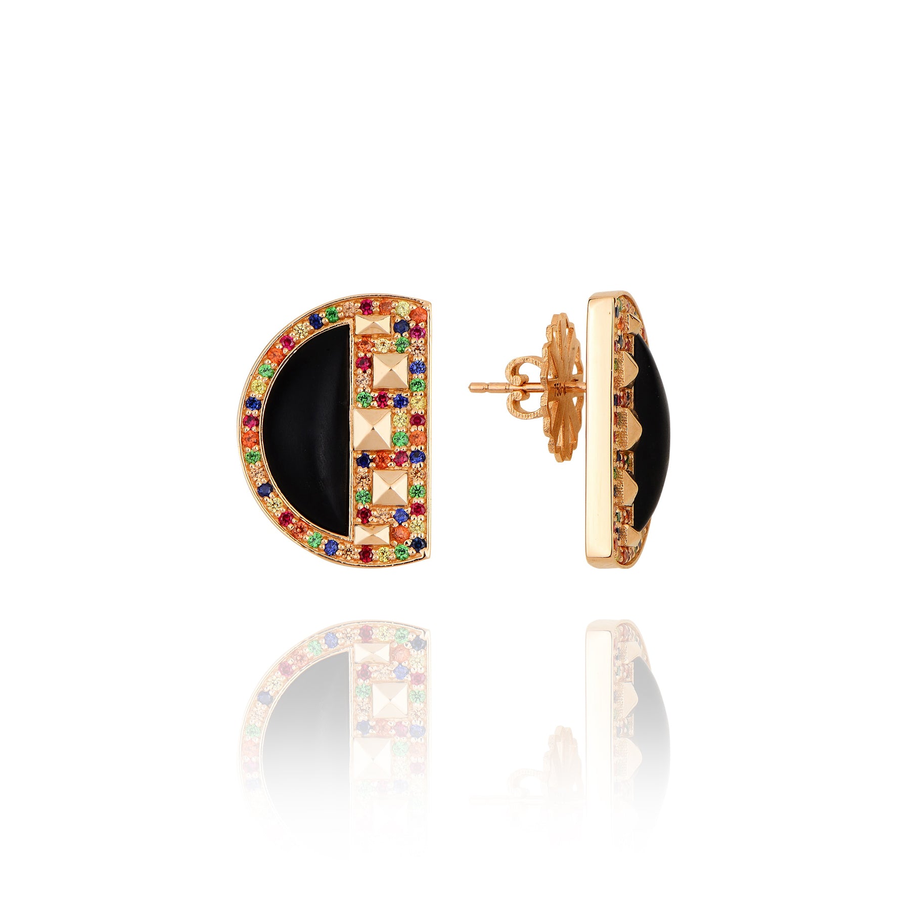 Neutra Cairo Earrings Diversity Edition with Multicolor Sapphire