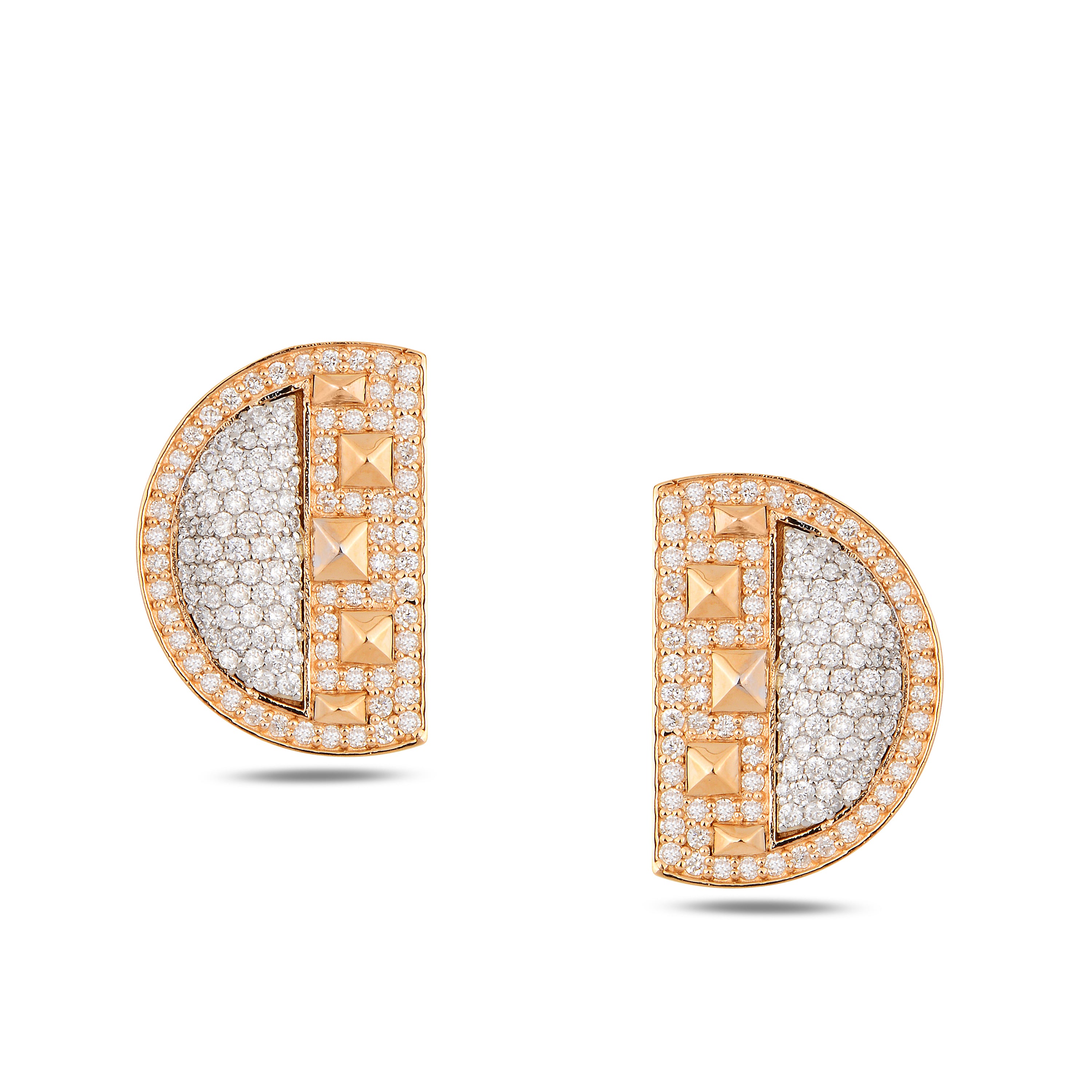 Cairo Earrings All Diamonds