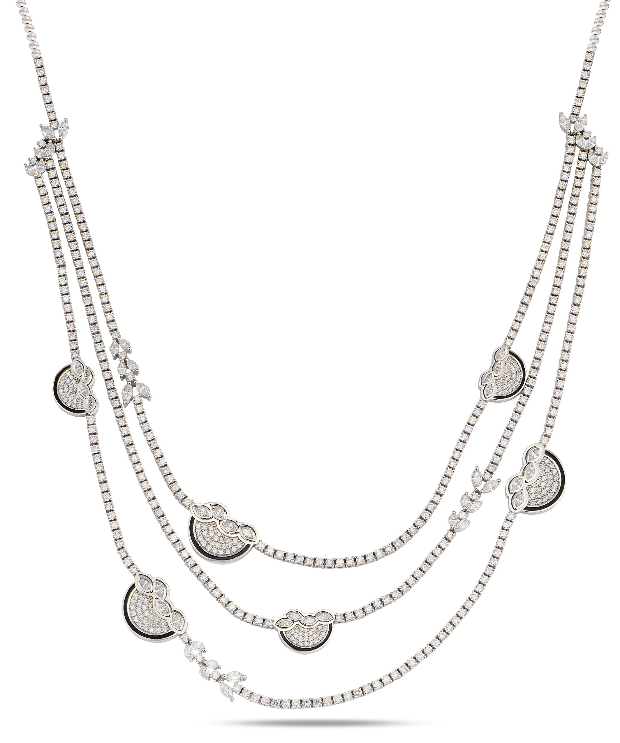 Total Eclipse Necklace 3 Lines