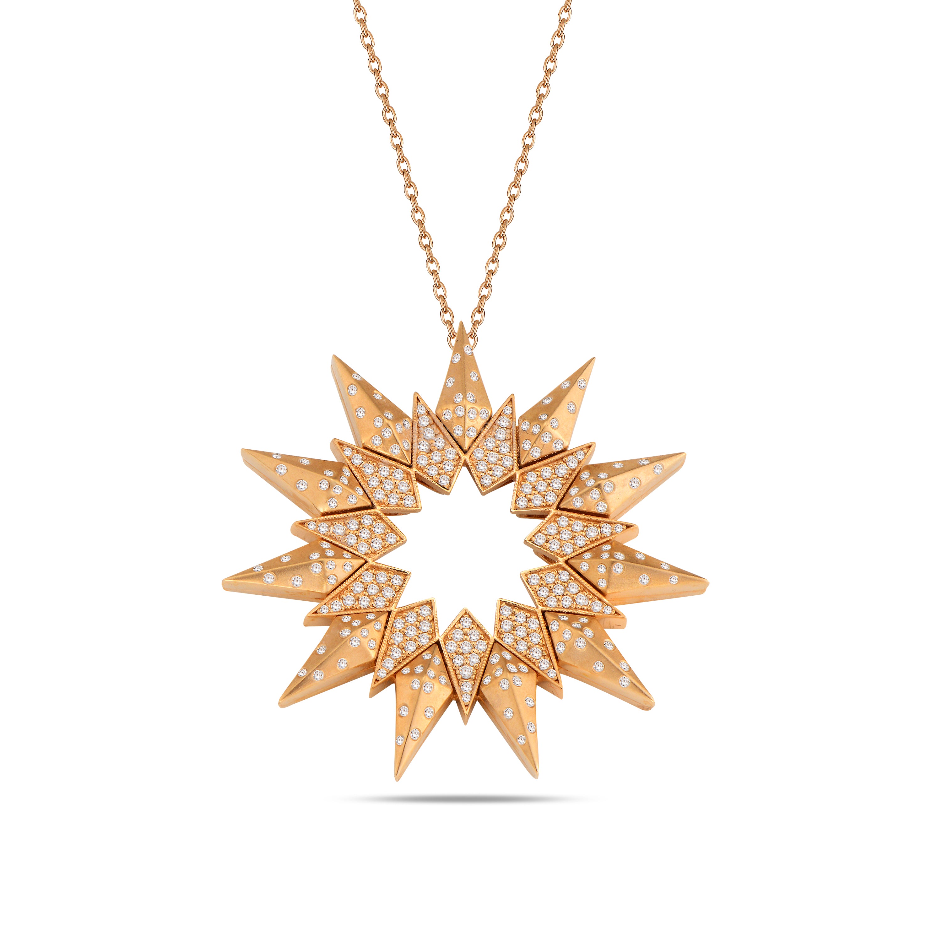 Nord Pendant All Gold Clusters