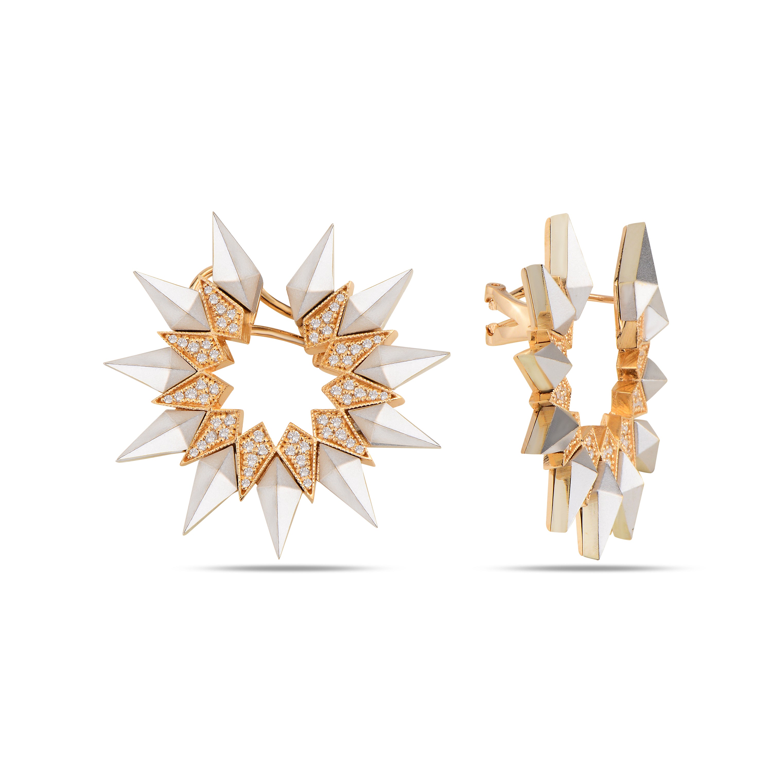 Nord Earrings All Gold