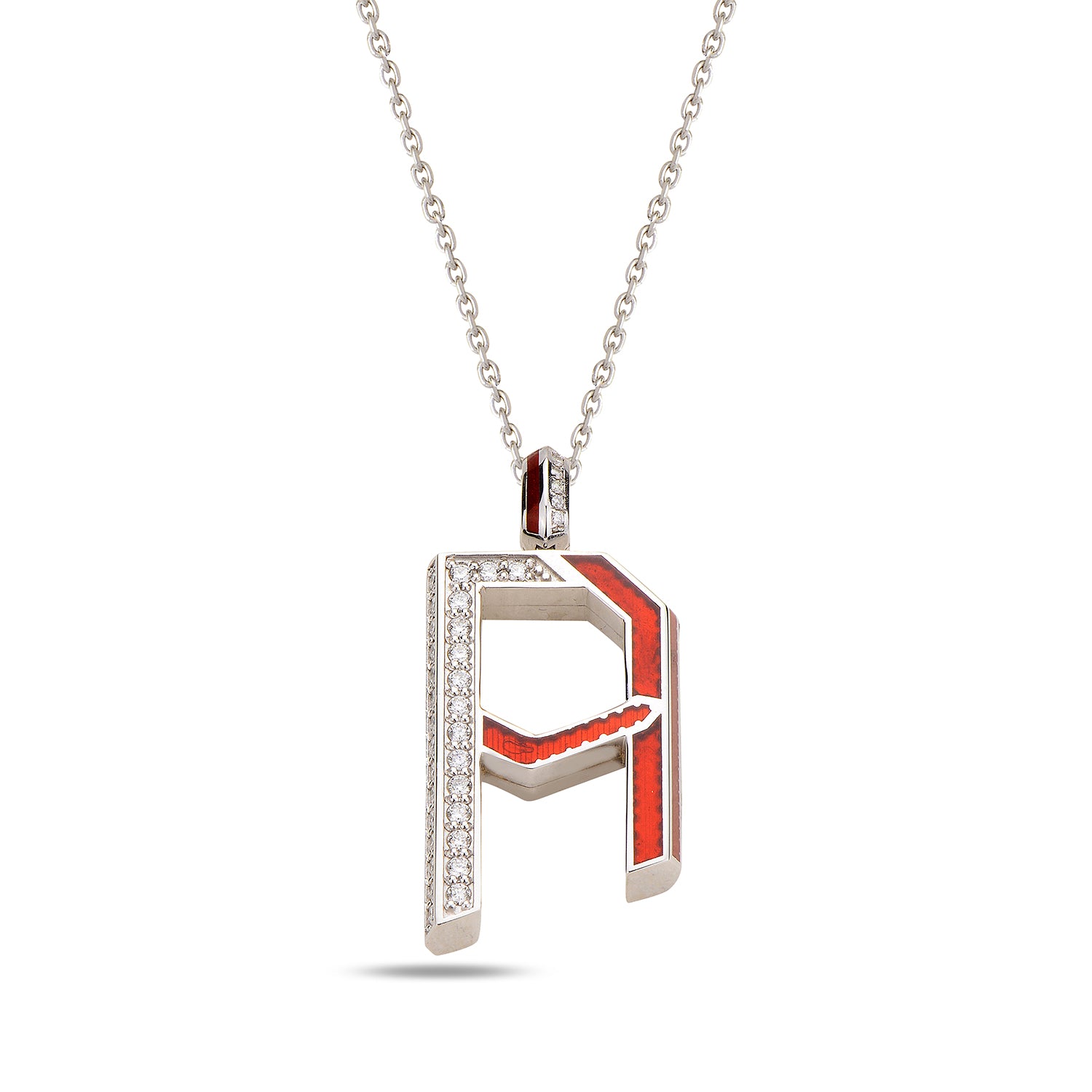 Flow Letter Pendant - "A"