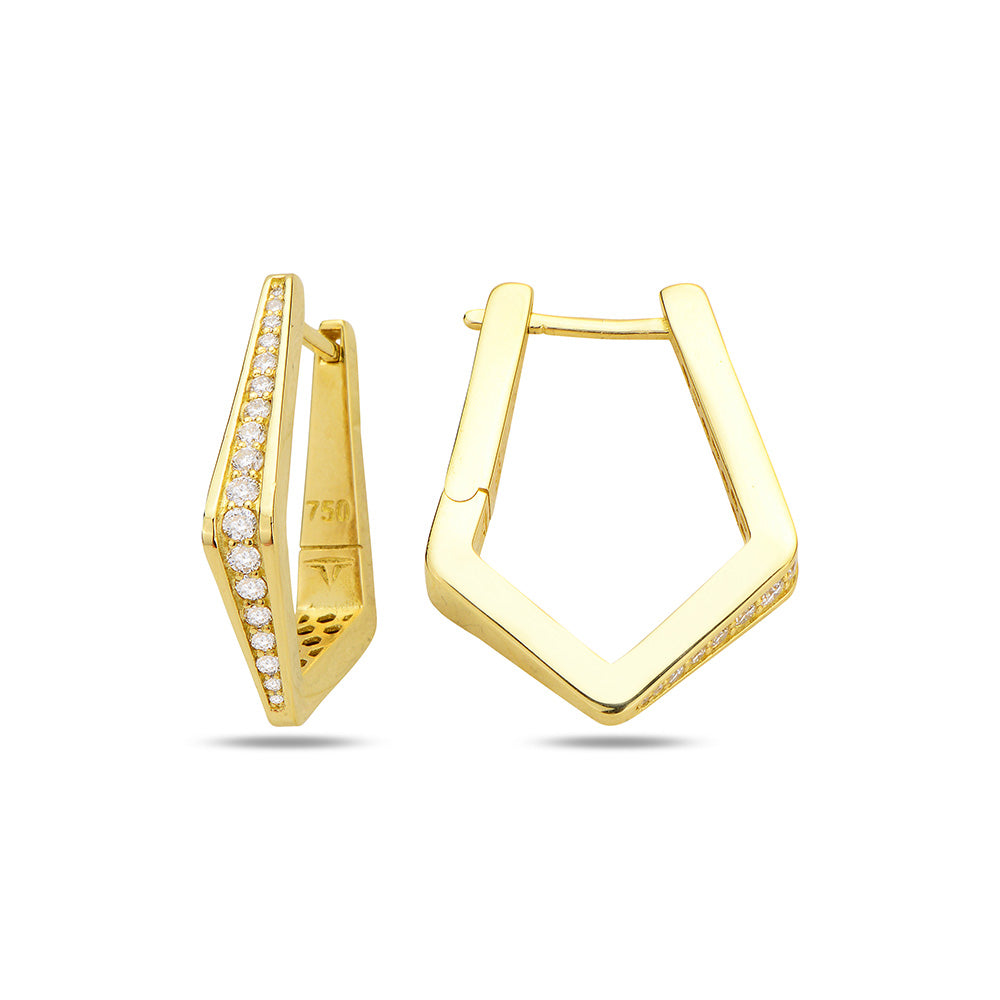 Draco Earrings Yellow Gold