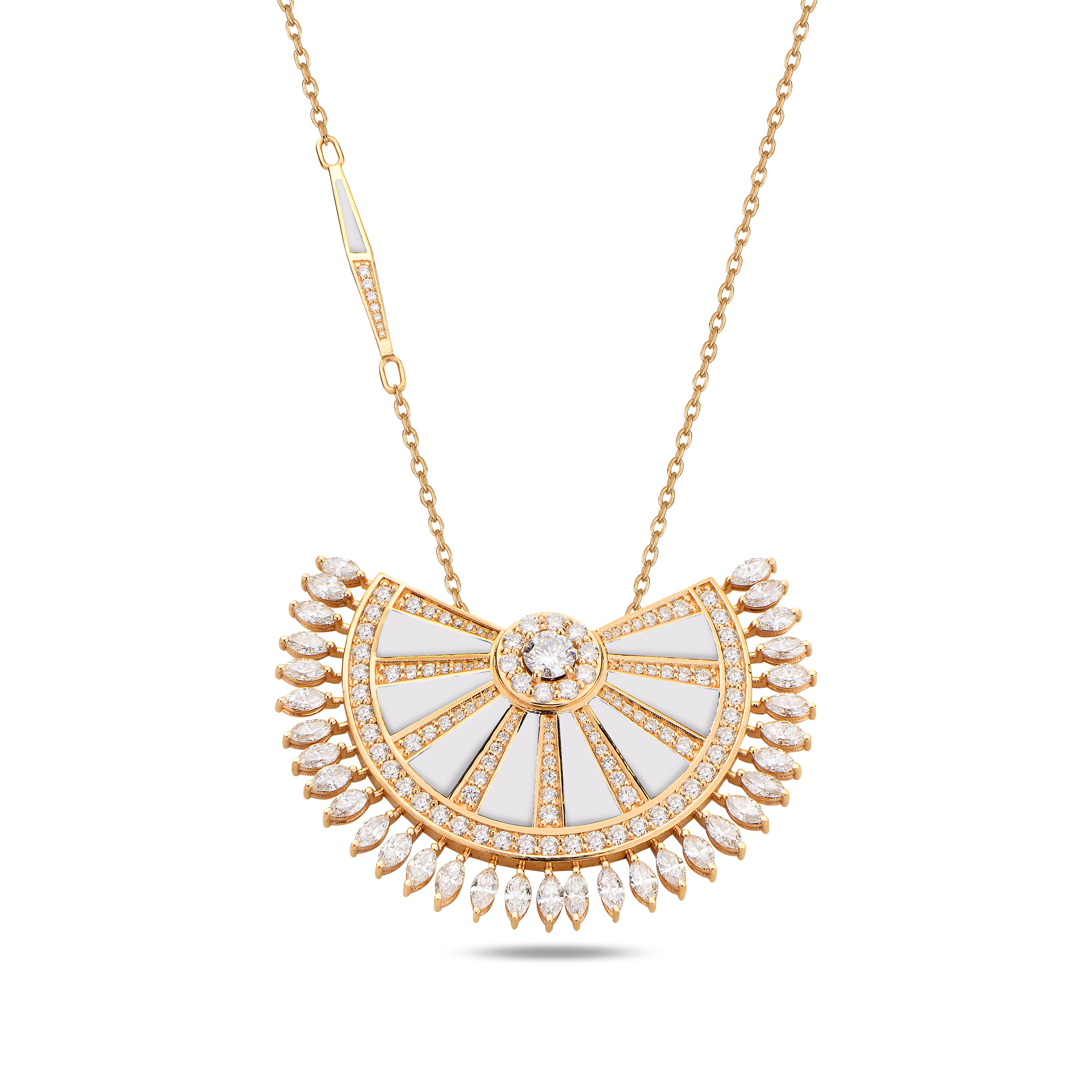 Limited Edition Alis Dawn Medallion with WhiteEnamel
