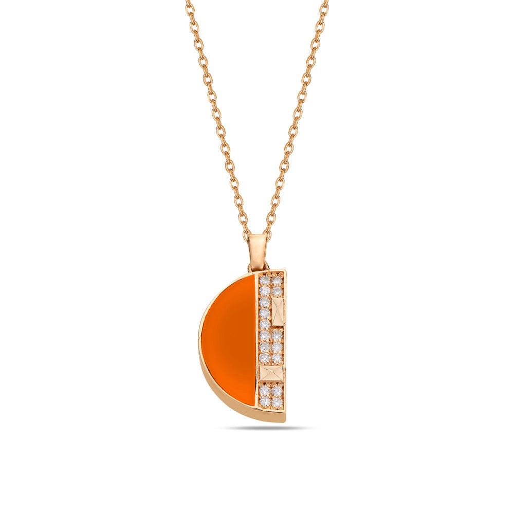 Cairo Mini Pendant with Coral