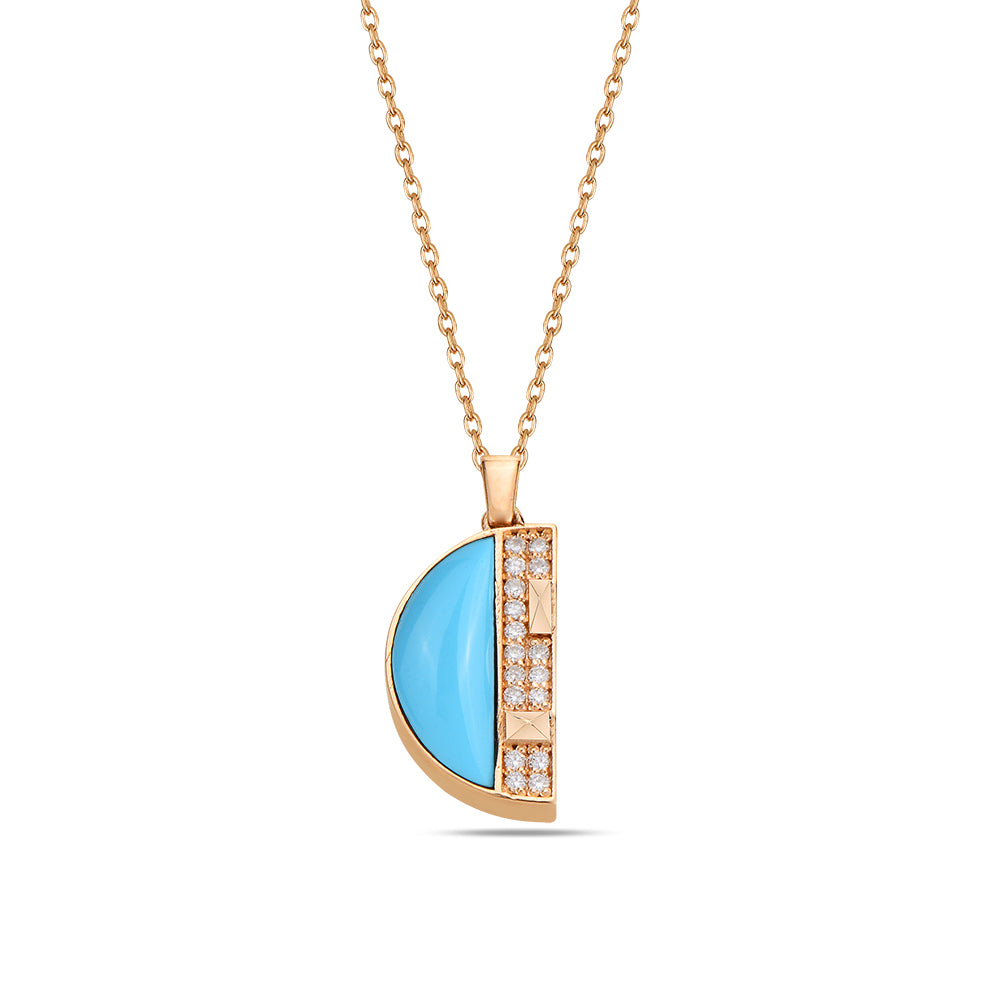 Cairo Mini Pendant with Turquoise