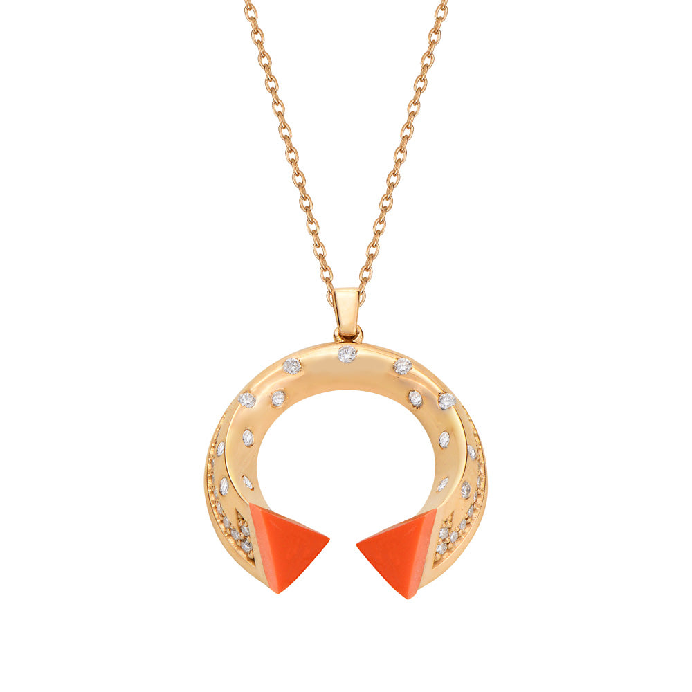 Balance Mini Pendant with Coral