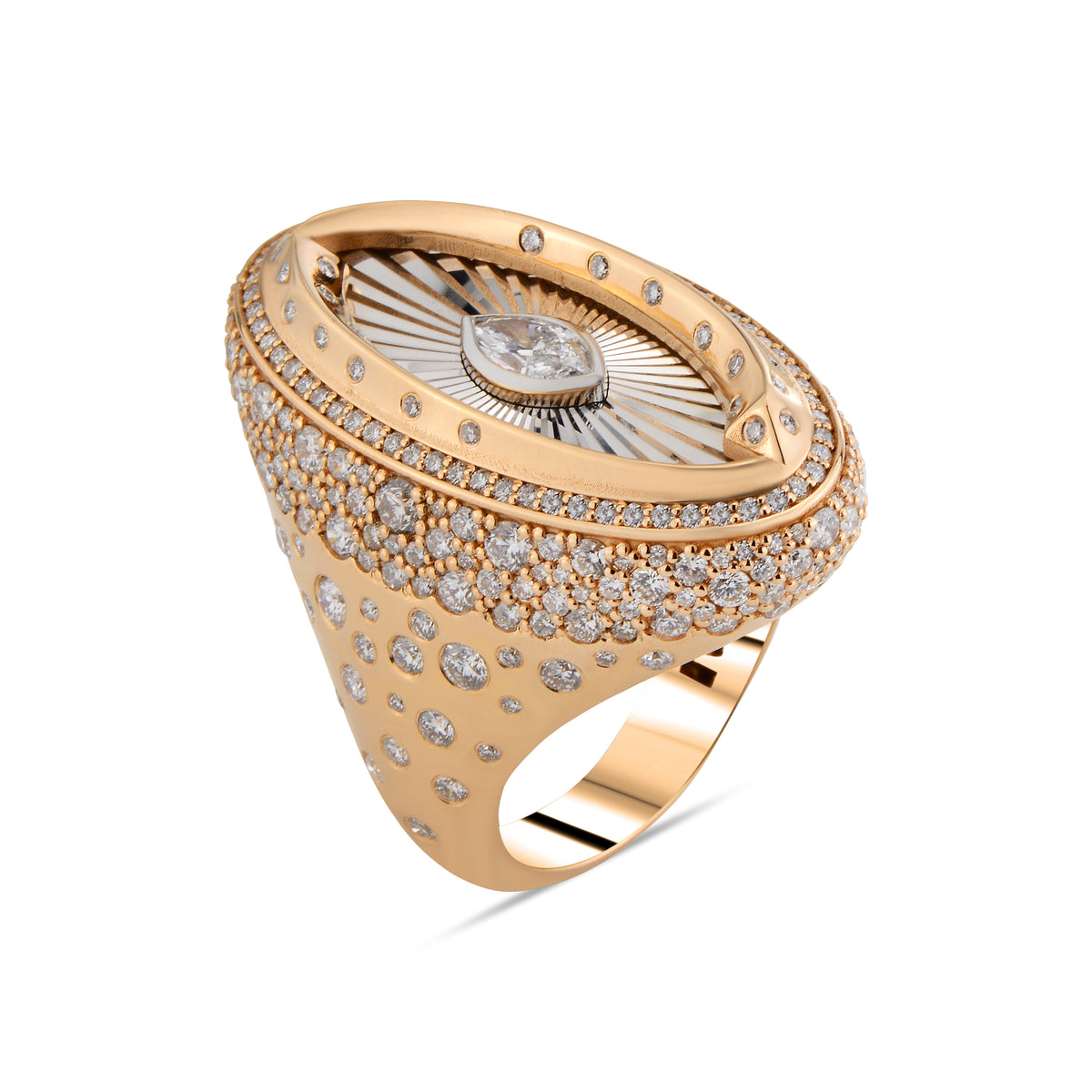 Aurora Solar Ray Ring