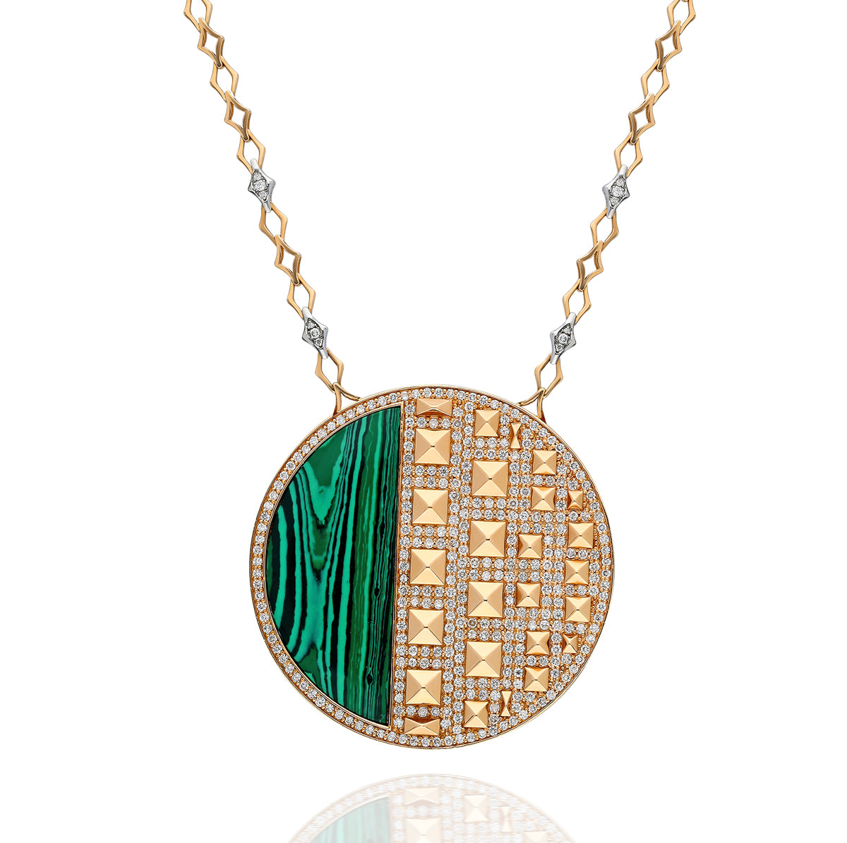 Neutra Cairo Maxi Medallion - Malachite