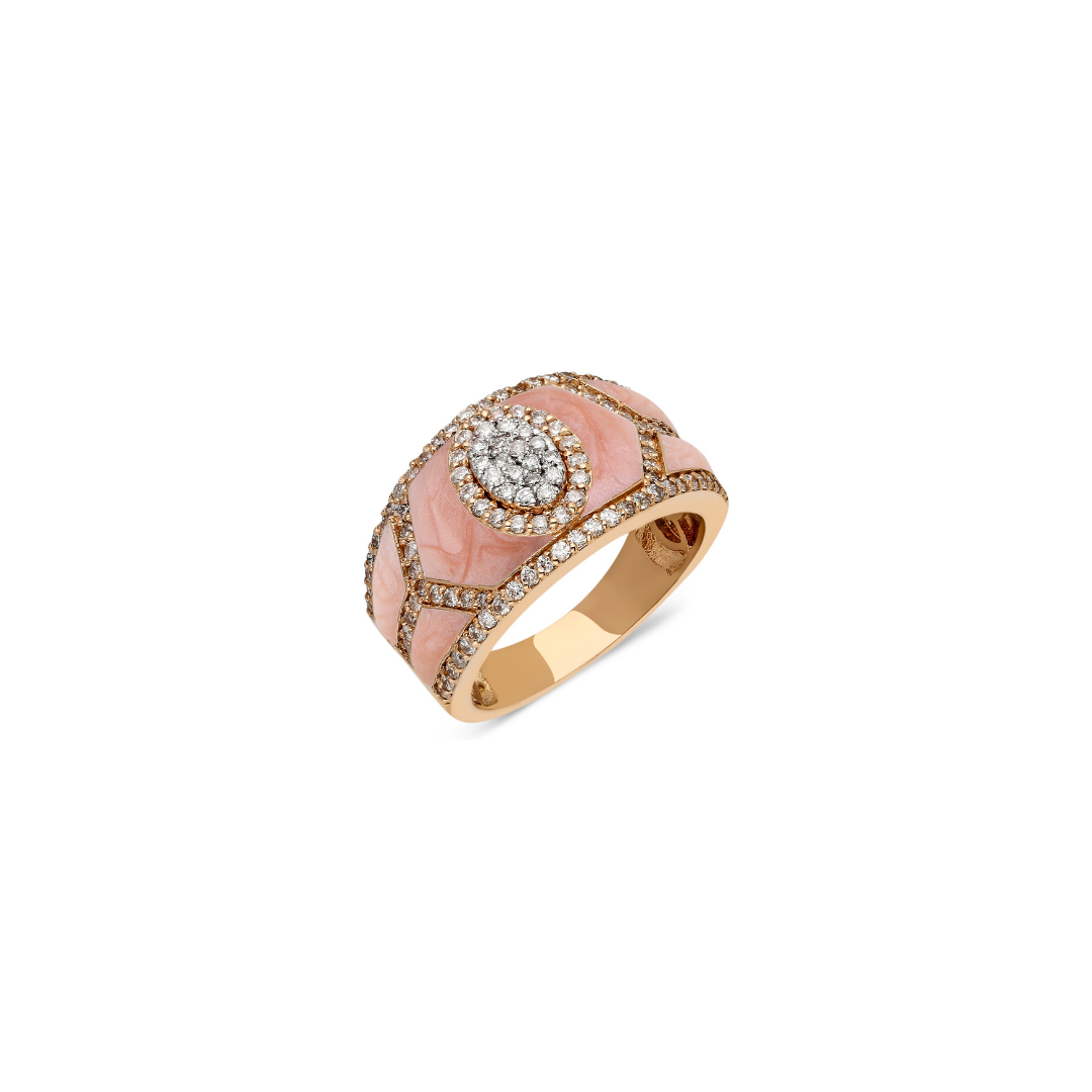 Shield Rink Pink Enamel