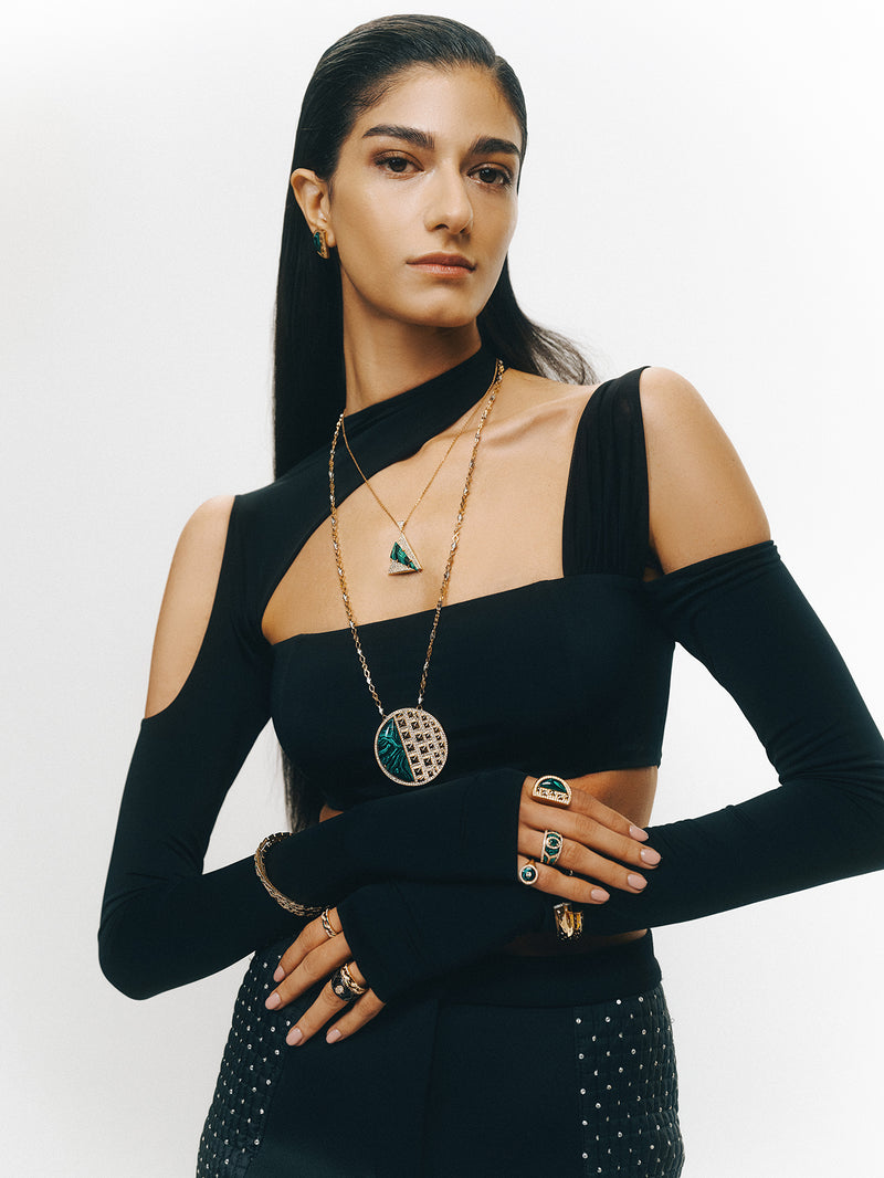 Neutra Cairo Ring - Malachite