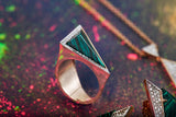 Neutra Aztec Side Ring - Malachite