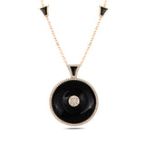 Neutra Dome Medallion - Black Onyx