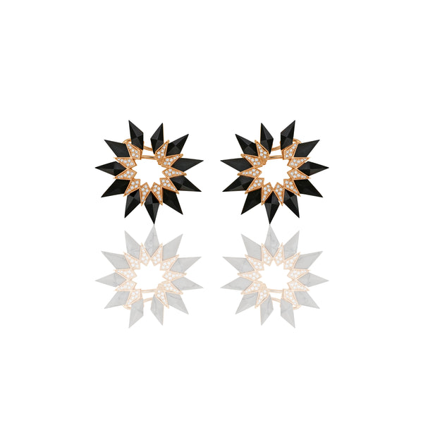 Nord Earrings - Black Onyx