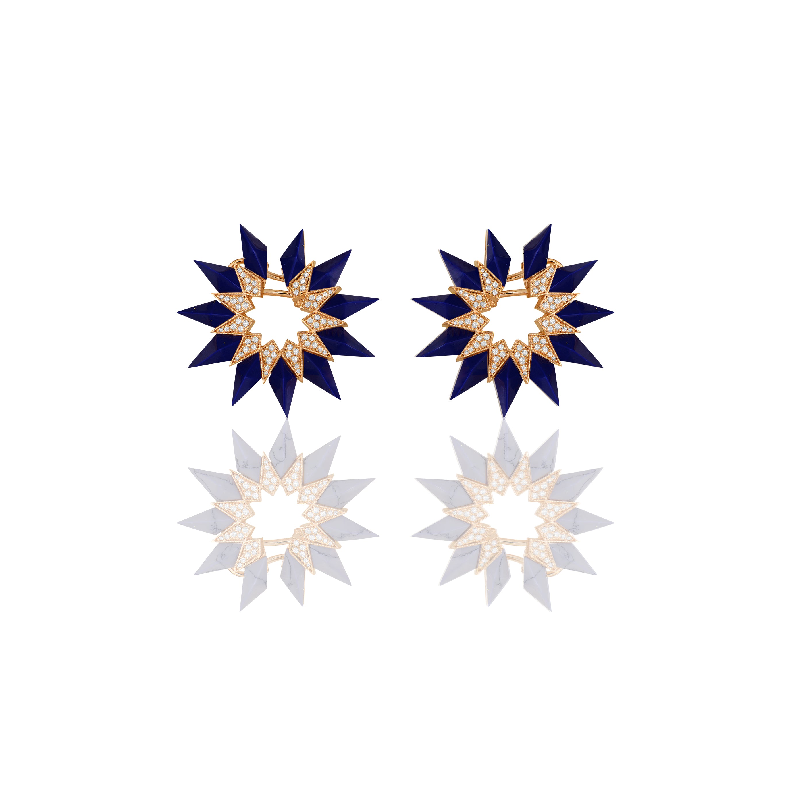 Nord Earrings - Lapis Lazuli