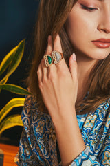 Neutra Cairo Ring - Malachite