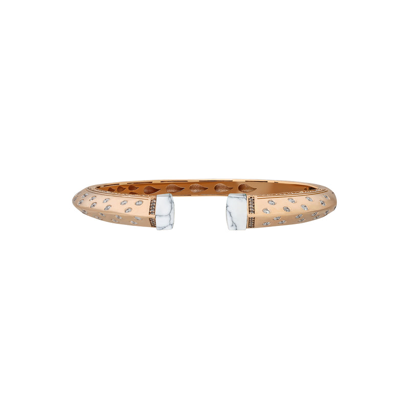 Neutra Balance Slim Bracelet - White Agate